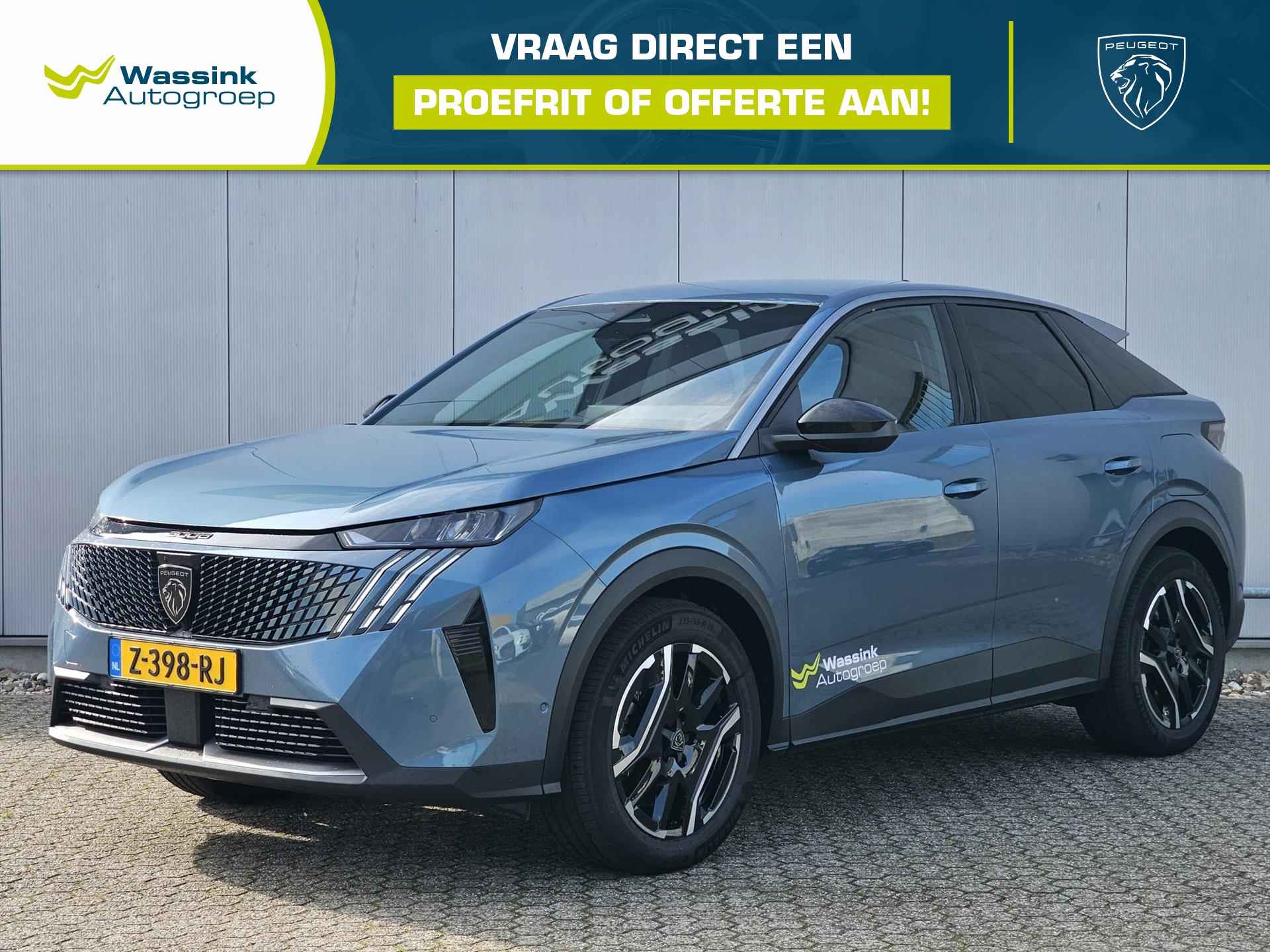 PEUGEOT 3008 210pk Allure | 527km range | Panoramic navigation pack | Stuurverwarming | Draadloze lader