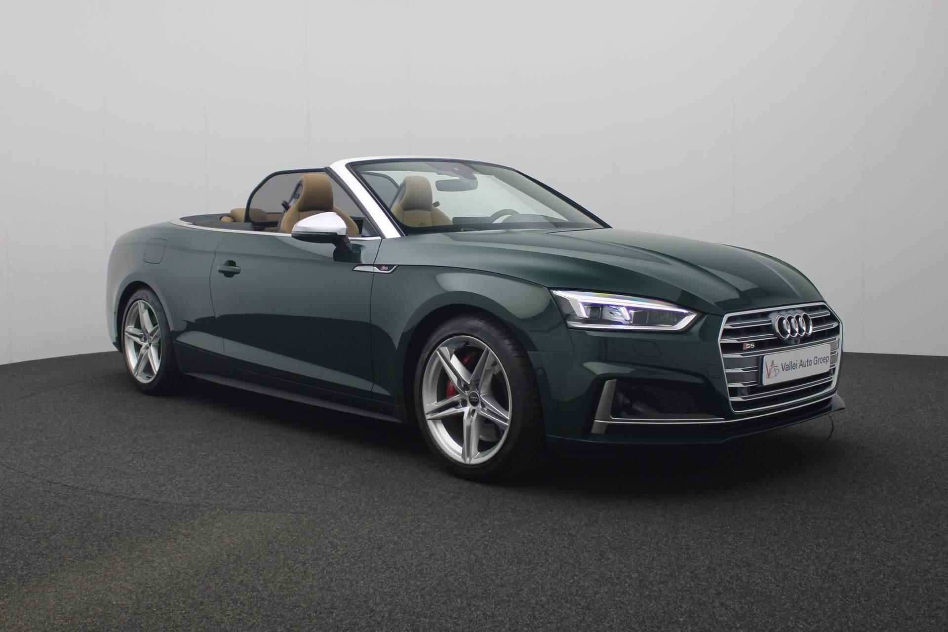 Audi S5 Cabriolet 3.0 TFSI 354PK S-tronic quattro  Pro Line Plus | 360 Camera | LED | Stoelverwarming | Keyless | Bang & Olufsen 3D sound | Leder | 18 inch - 44/53