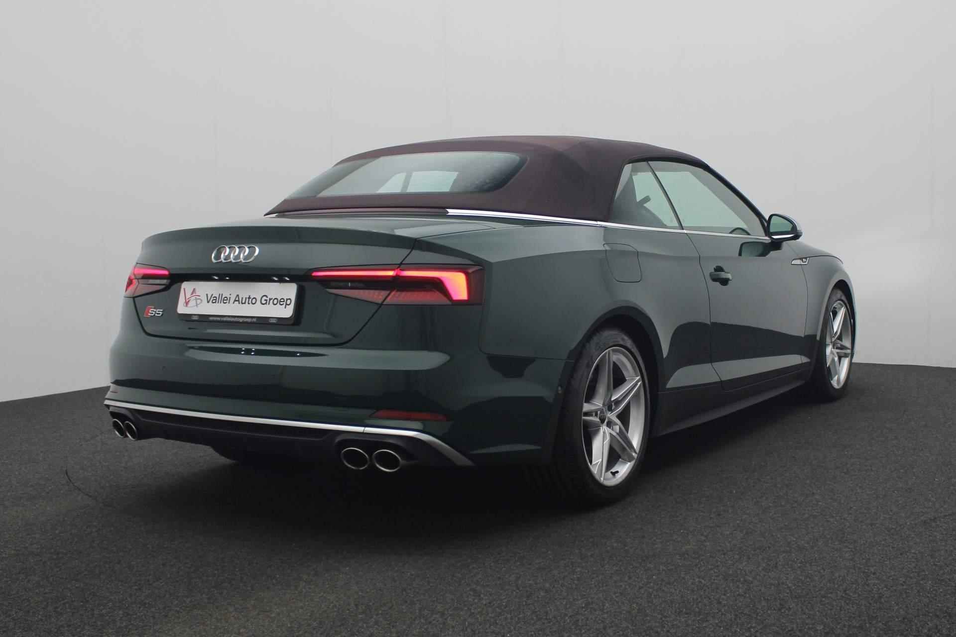 Audi S5 Cabriolet 3.0 TFSI 354PK S-tronic quattro  Pro Line Plus | 360 Camera | LED | Stoelverwarming | Keyless | Bang & Olufsen 3D sound | Leder | 18 inch - 47/53