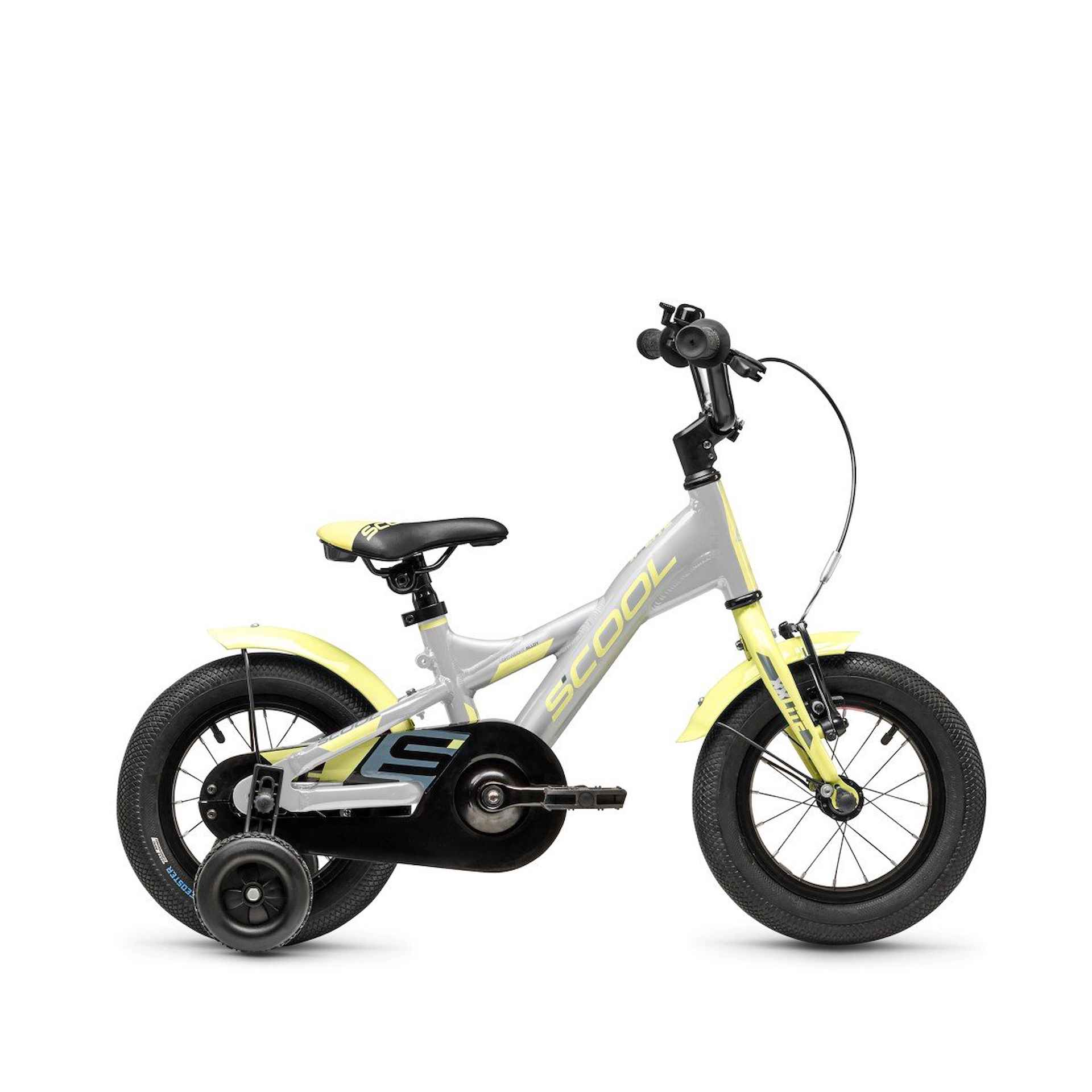 S'cool XXlite 12-1 1-Speed Jongens Silver/Lime 2024 - 1/1