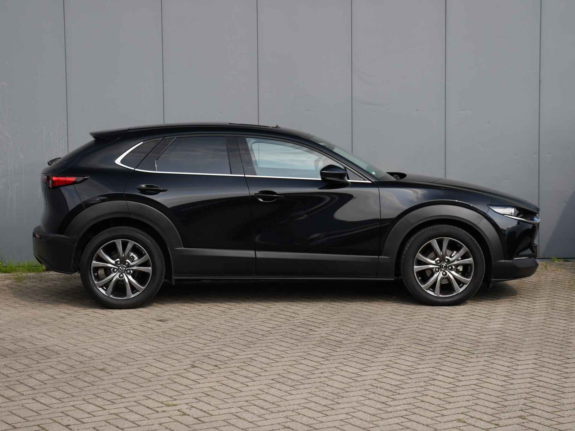 Mazda CX-30 Luxury 2.0 e-SkyActiv-X M Hybrid 180pk Automaat SCHUIF-DAK | HUD | PDC + 360° CAM. | 18''LM | DODE HOEK | LEDER - 4/38