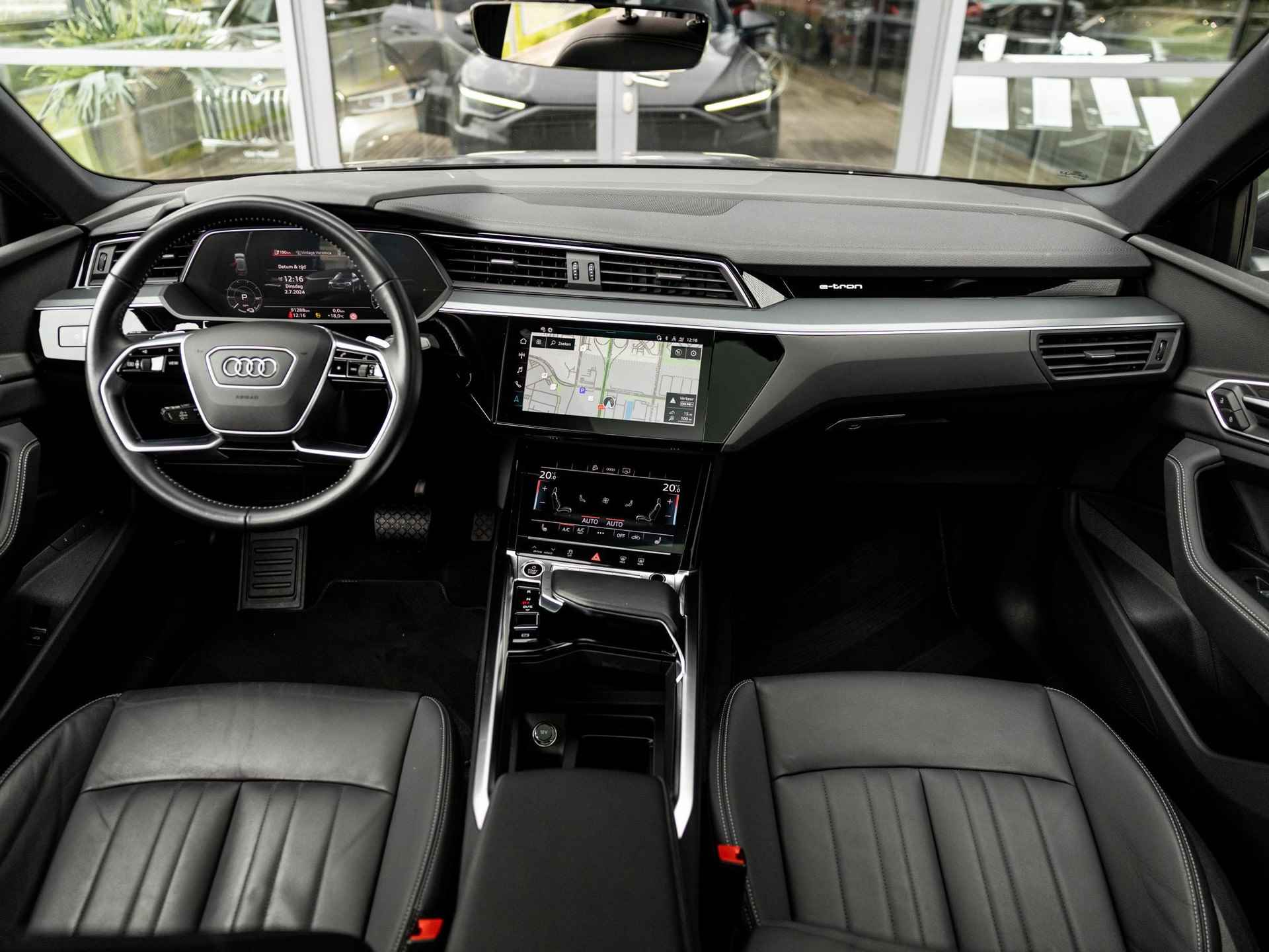 Audi e-tron Sportback 55 quattro S edition 95 kWh | NAVIGATIE | LEDER | PANORAMA SCHUIFDAK | STOELVERWARMING | VIRTUAL COCKPIT | 21 INCH | ADAPTIVE CRUISE CONTROL | [ - 18/44