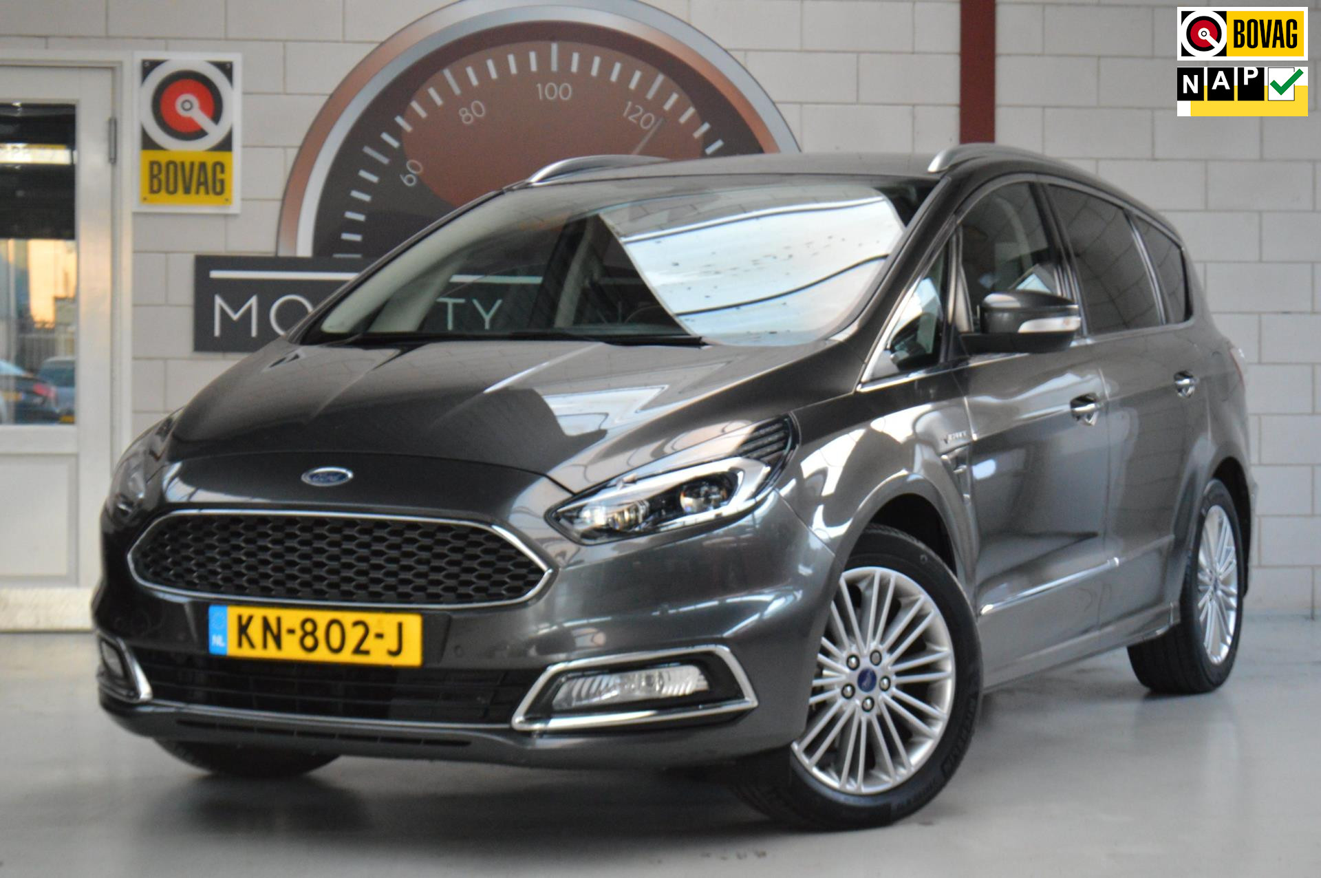 Ford S-Max 1.5 Vignale, NL-auto, TREKHAAK 1600KG, 1e eig, NAP, APK