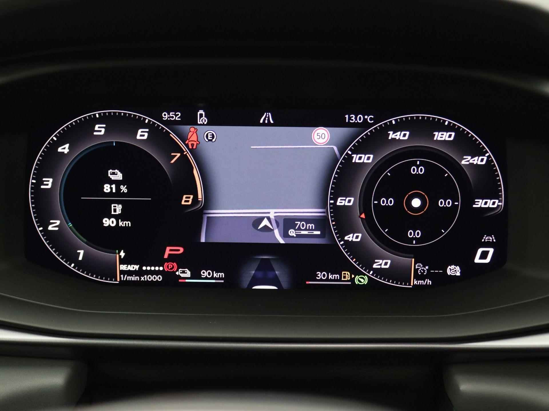 CUPRA Terramar 1.5 TSI e-Hybrid VZ Performance 272PK DSG Matrix-led, Sennheiser audio, 360gr. camera, Head-up display, panoramadak, keyless, side assist, Stoel-stuurverwarming, Virtual pedal, Trekhaak, 20" lichtmetaal - 6/66