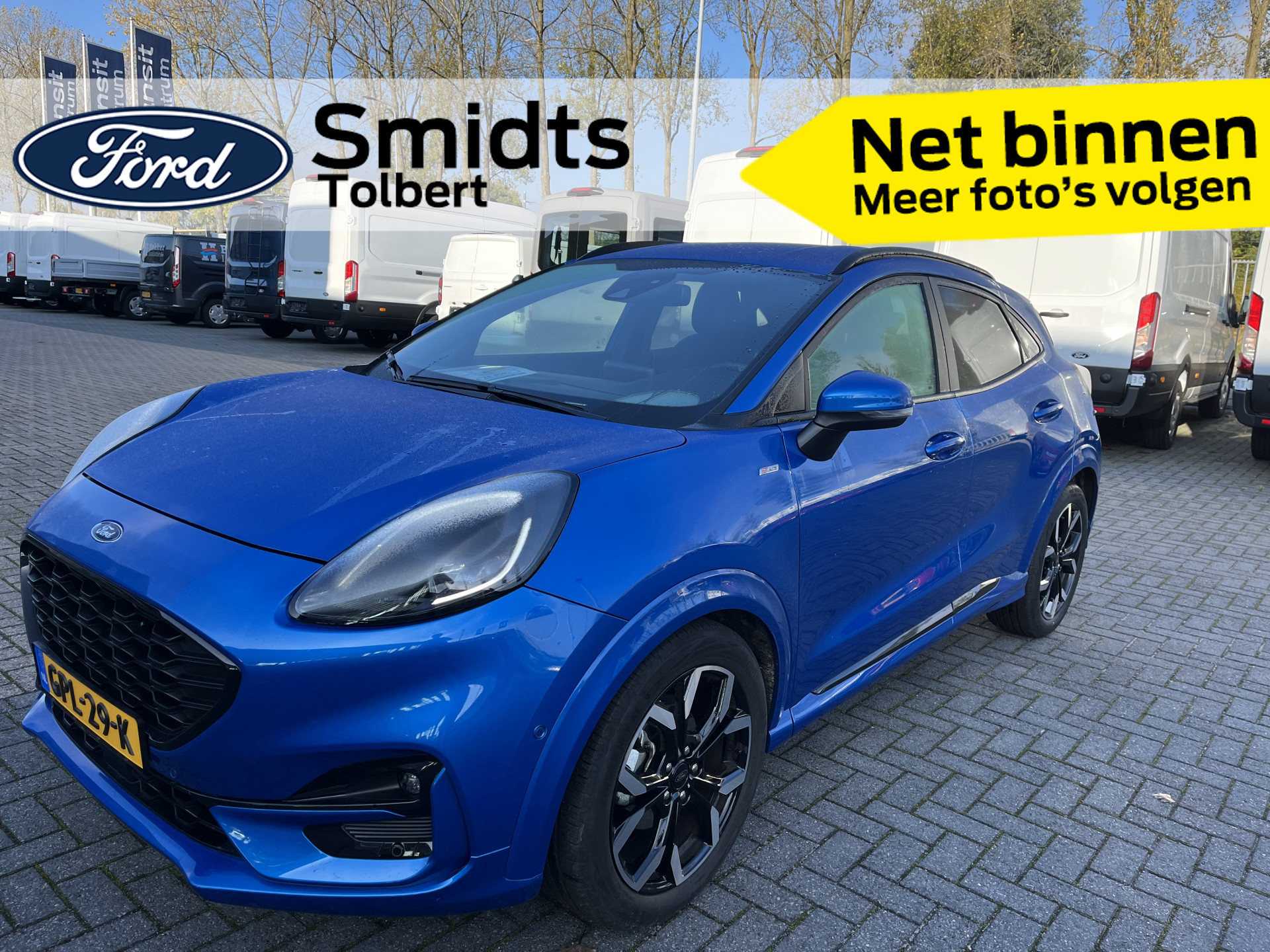 Ford Puma EcoBoost Hybrid 125 pk ST-Line X | Camera | LED | B&O | Half leer | 18" | Apple Carplay | Navi | Cruise