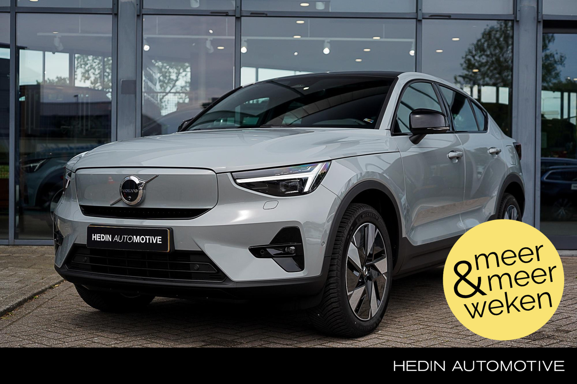 Volvo C40 Single Motor Extended Range Ultimate 82 kWh €5.000 demo voordeel! |Elektrisch verstelbare stoelen met memory | Adaptieve Cruise Control | Google Services | 360 camera | Stoelverwarming | Stuurverwarming | Harman/ Kardon audio | Elektrische achterklep