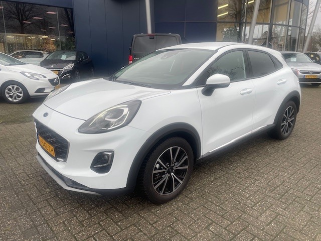 Ford Puma 1.0 EcoBoost Hybrid Titanium X 125pk | Navi | Cruise control | Trekhaak | DAB | Verwarmd stuur | LMV | Led Koplampen | Parkeerhulp achter |