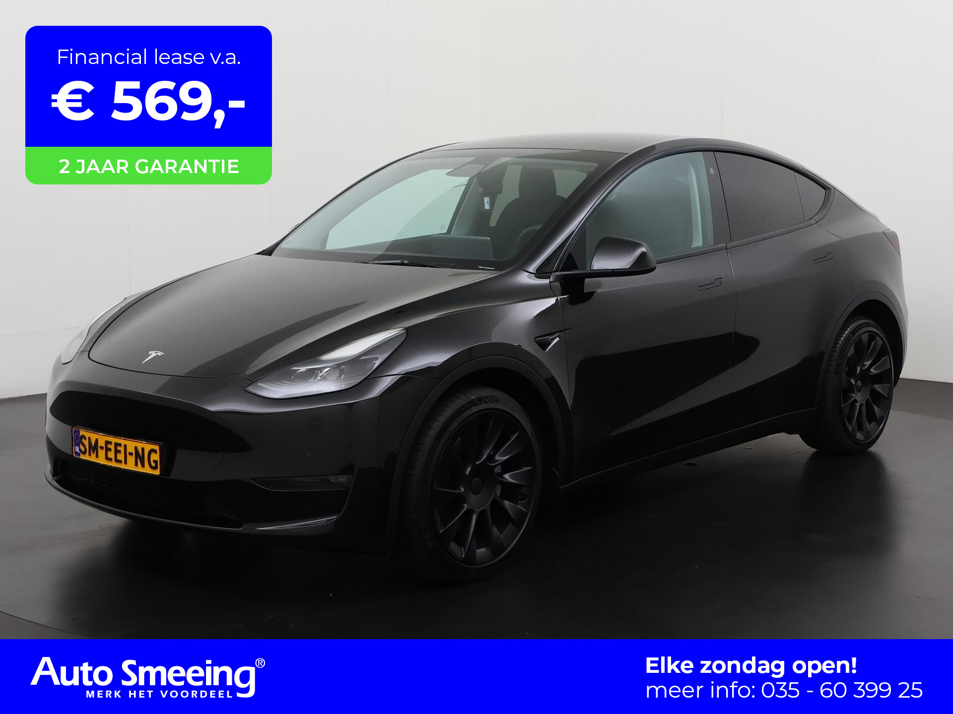 Tesla Model Y Long Range AWD Dual | Camera | Adapt.cruise | Blind spot | Premium audio | Zondag open!