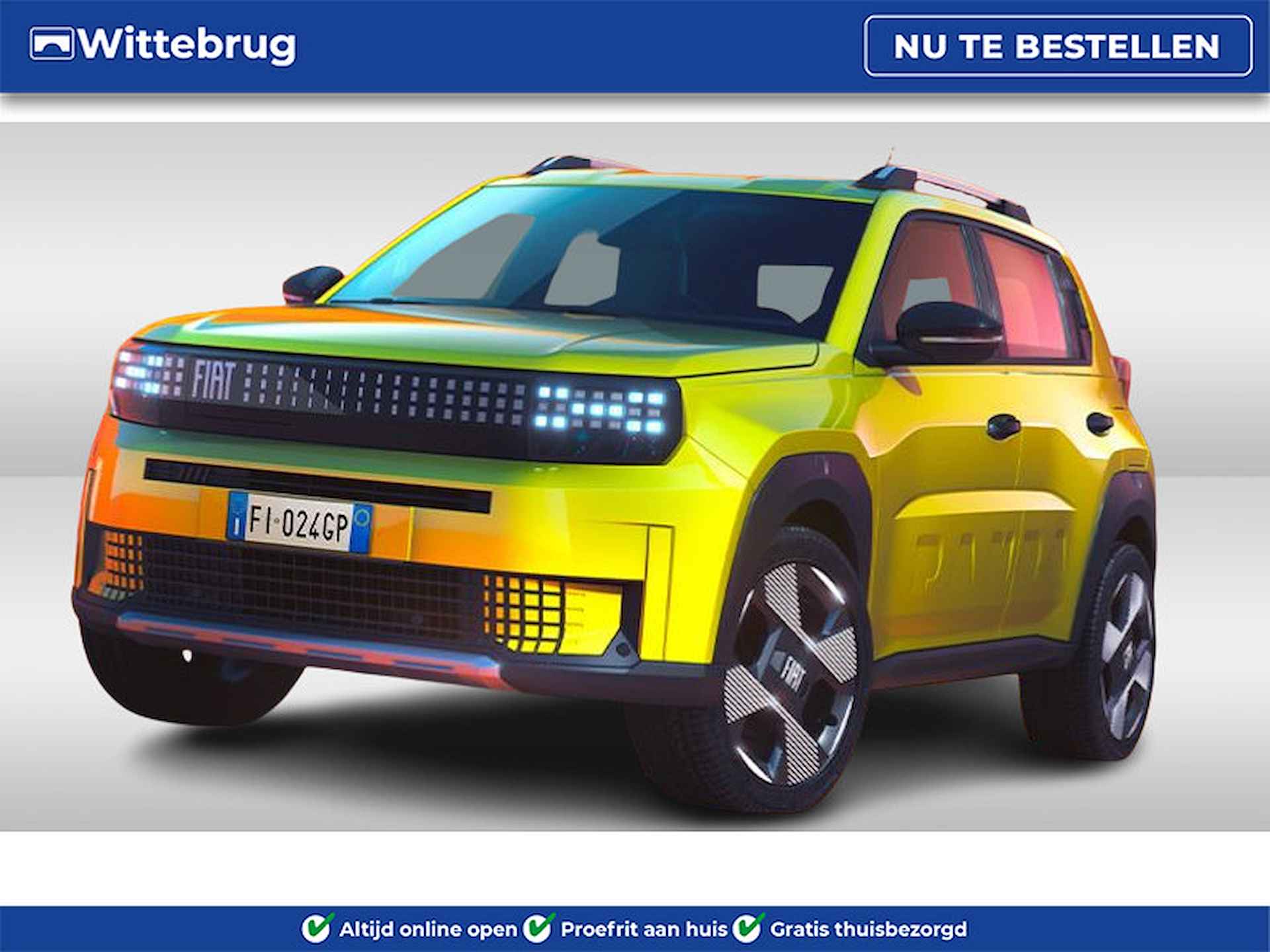 Fiat Grande Panda RED 44 kWh NU TE BESTELLEN PROFITEER NU NOG VAN 2.950,- SUBSIDIE - 1/10