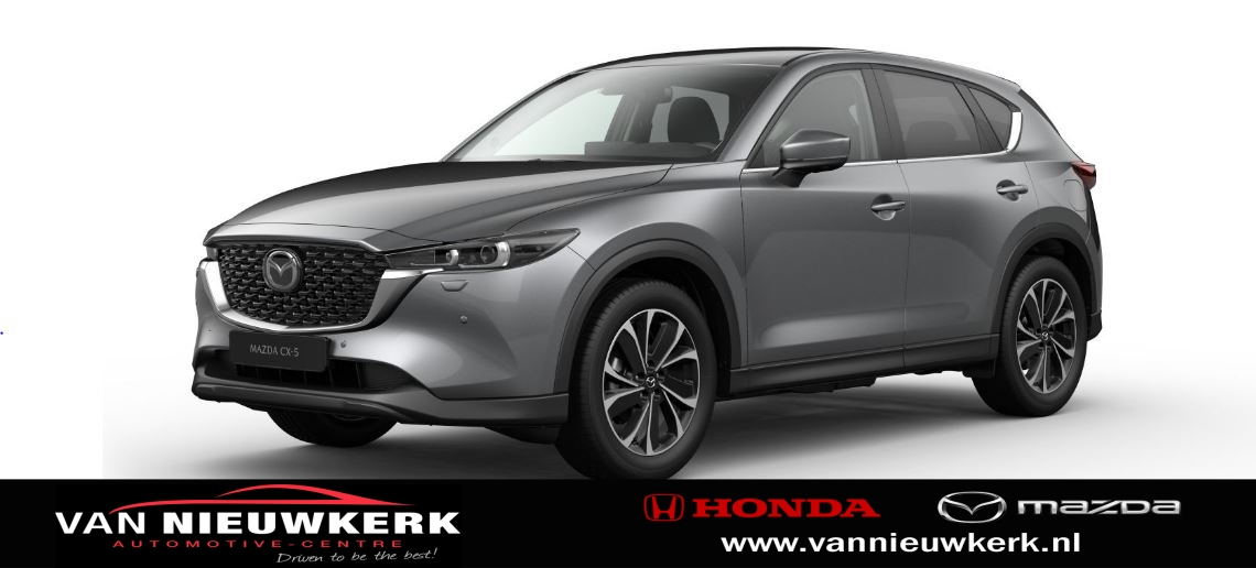 Mazda Cx-5 2.0 SKYACTIV-G 165pk 2WD Aut Exclusive-Line Zwart Leder