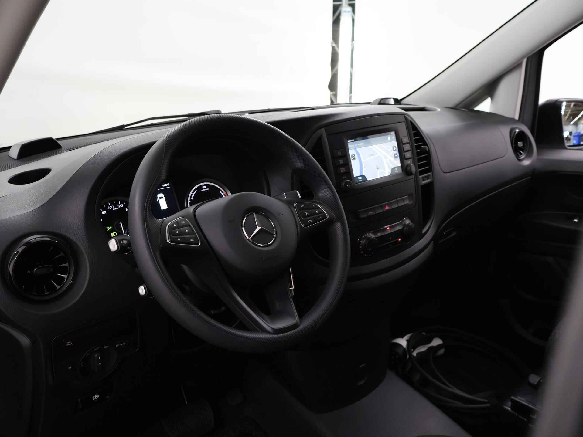 Mercedes-Benz eVito Lang 66 kWh Airconditioning | Navigatie | Stoelverwarming | DAB/Carplay/Usb | Achteruitrij camera | Cruise Control | Certified - 10/37