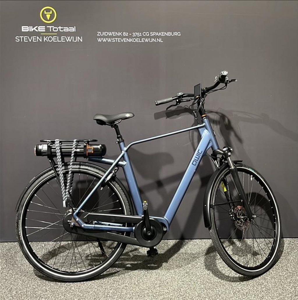 Qwic Premium MN7D+ H59 N7 Elektrische Stadsfietsen midnight blue