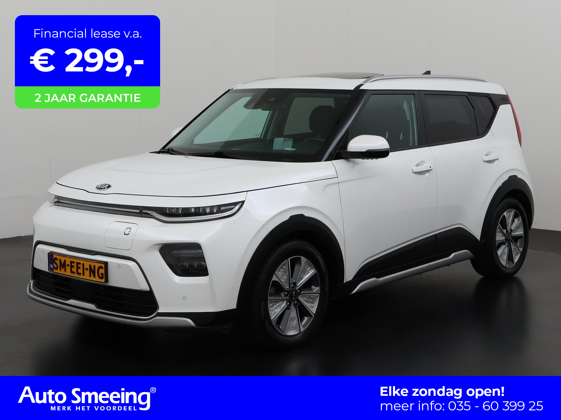 Kia e-Soul ExecutiveLine 64 kWh | 20945 na subsidie | Schuifdak | Leder | Head Up | Zondag Open!