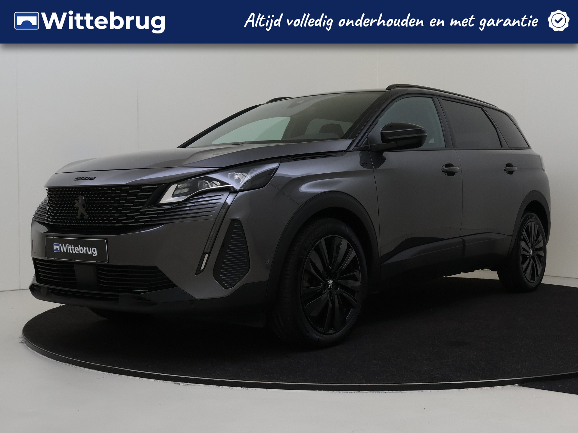 Peugeot 5008 1.2 PureTech 130PK GT Automaat | Black Pack | Stoelverwarming | Adaptive cruise | Elektrische achterklep |