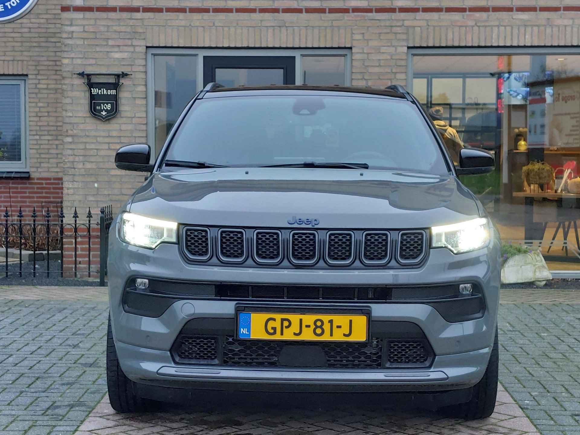 Jeep Compass 4xe 240 Hybrid Electric S | Leder | Camera | LED - 7/57