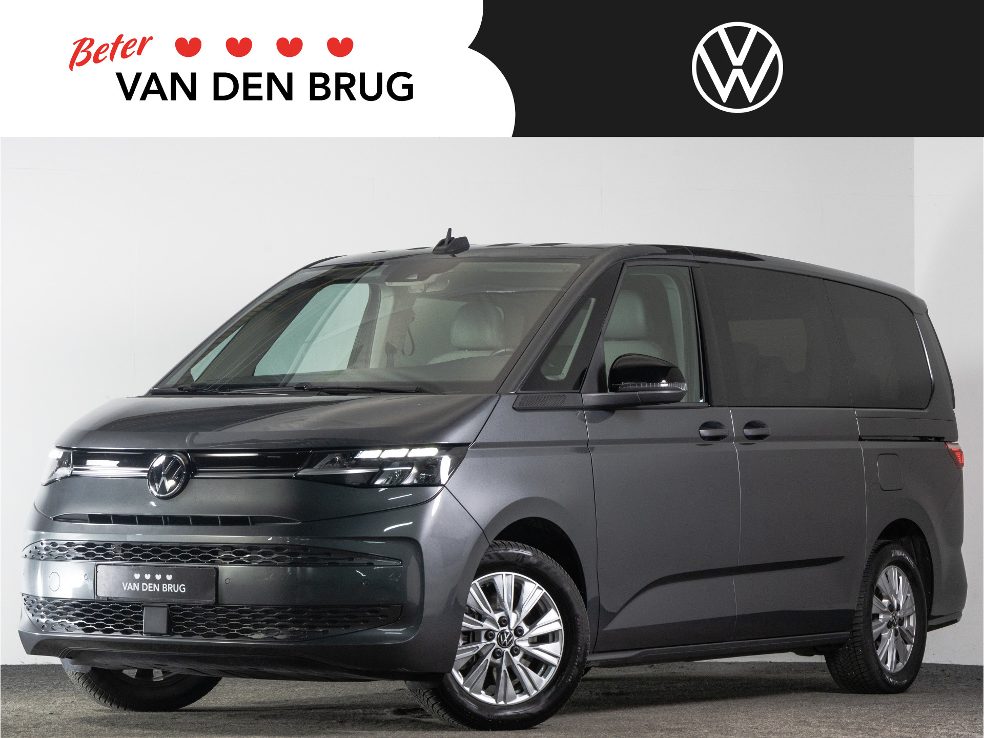 Volkswagen Multivan L2 Life 1.4 TSI 218 PK DSG eHybrid 7-Persoons | LED | Leder | Elektrische Schijfdeuren | Trekhaak | Stoelverwarming | Navigatie |