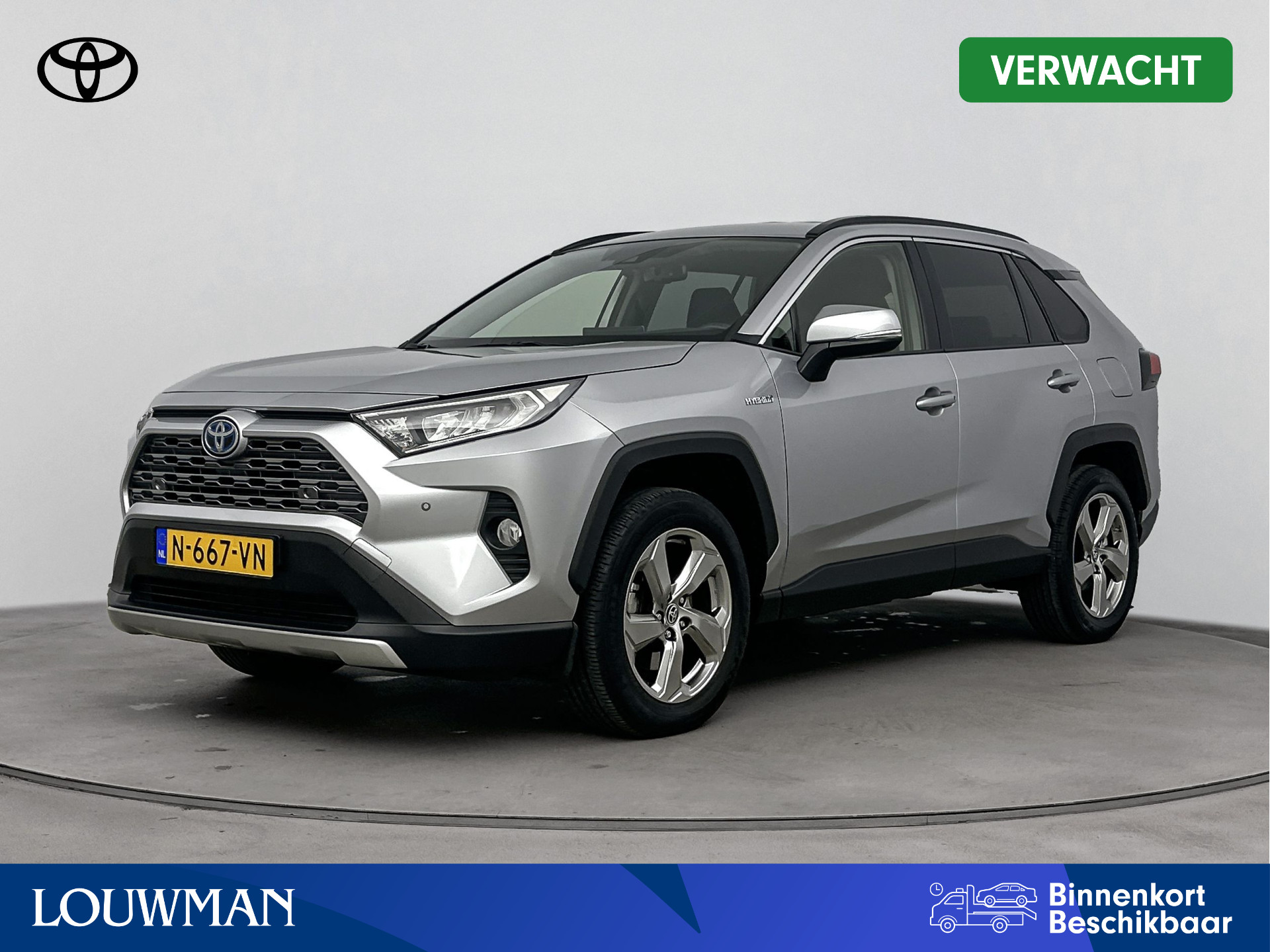 Toyota RAV4 2.5 Hybrid Dynamic | Parkeersensoren | LM velgen | Camera | Climate Control | Elektrisch bedienbare achterklep |