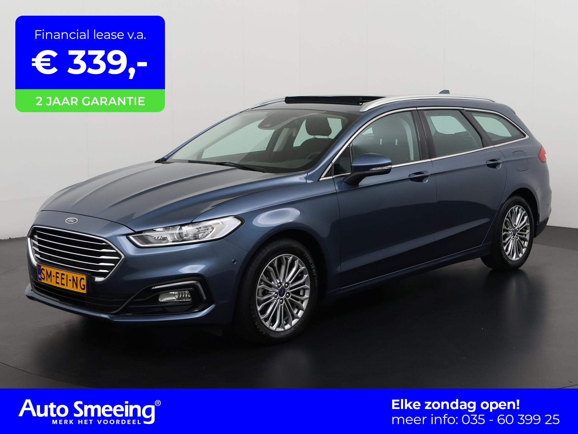 Ford Mondeo Wagon 2.0 IVCT HEV Titanium | Panoramadak | Trekhaak | Stuur & Stoelverwarming | Zondag Open!