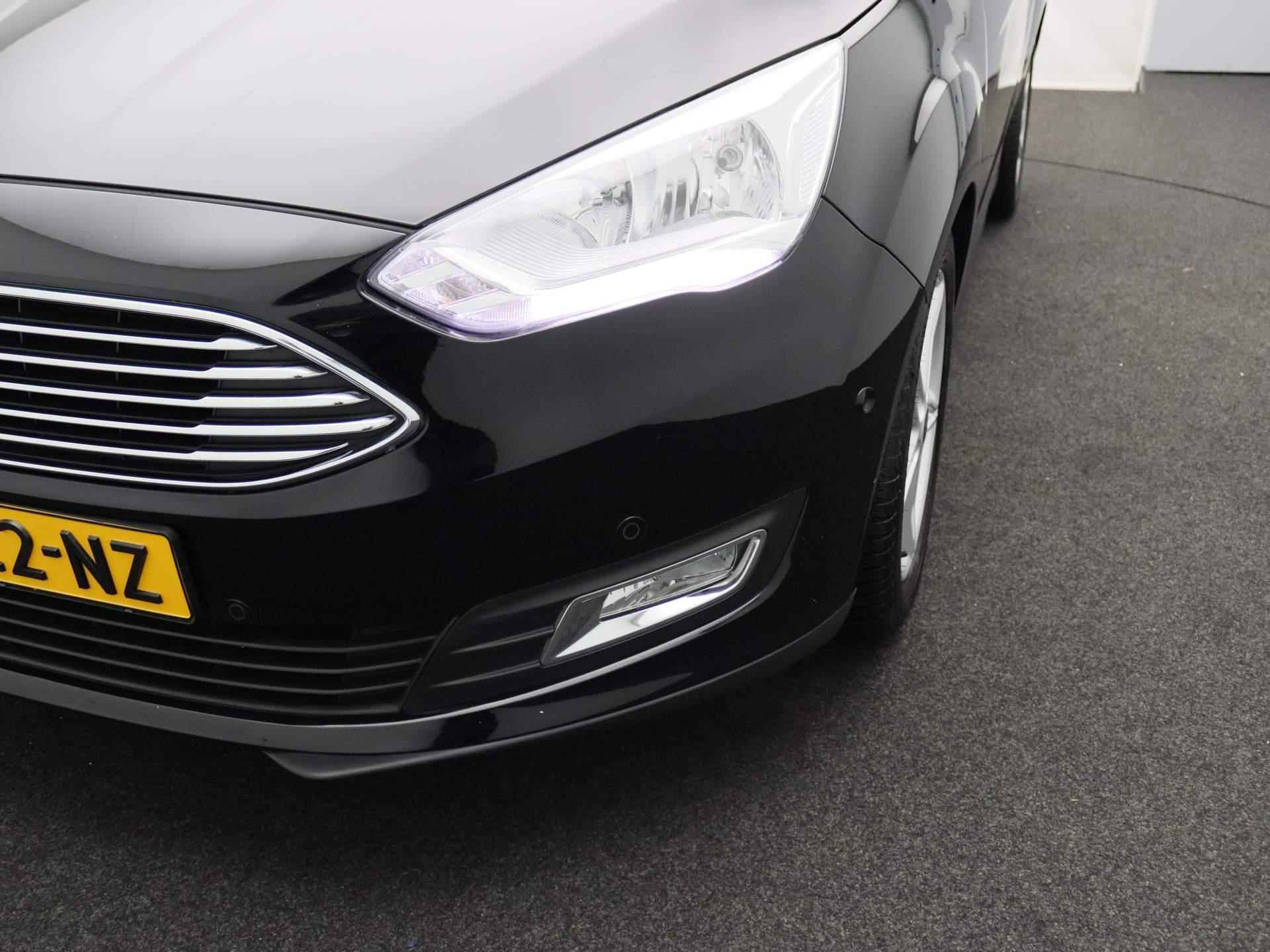 Ford C-Max 1.5 Titanium | Navi | Achteruitrijcamera + sensoren | Climate control | Allseasonbanden | Afneembare trekhaak! | - 15/28