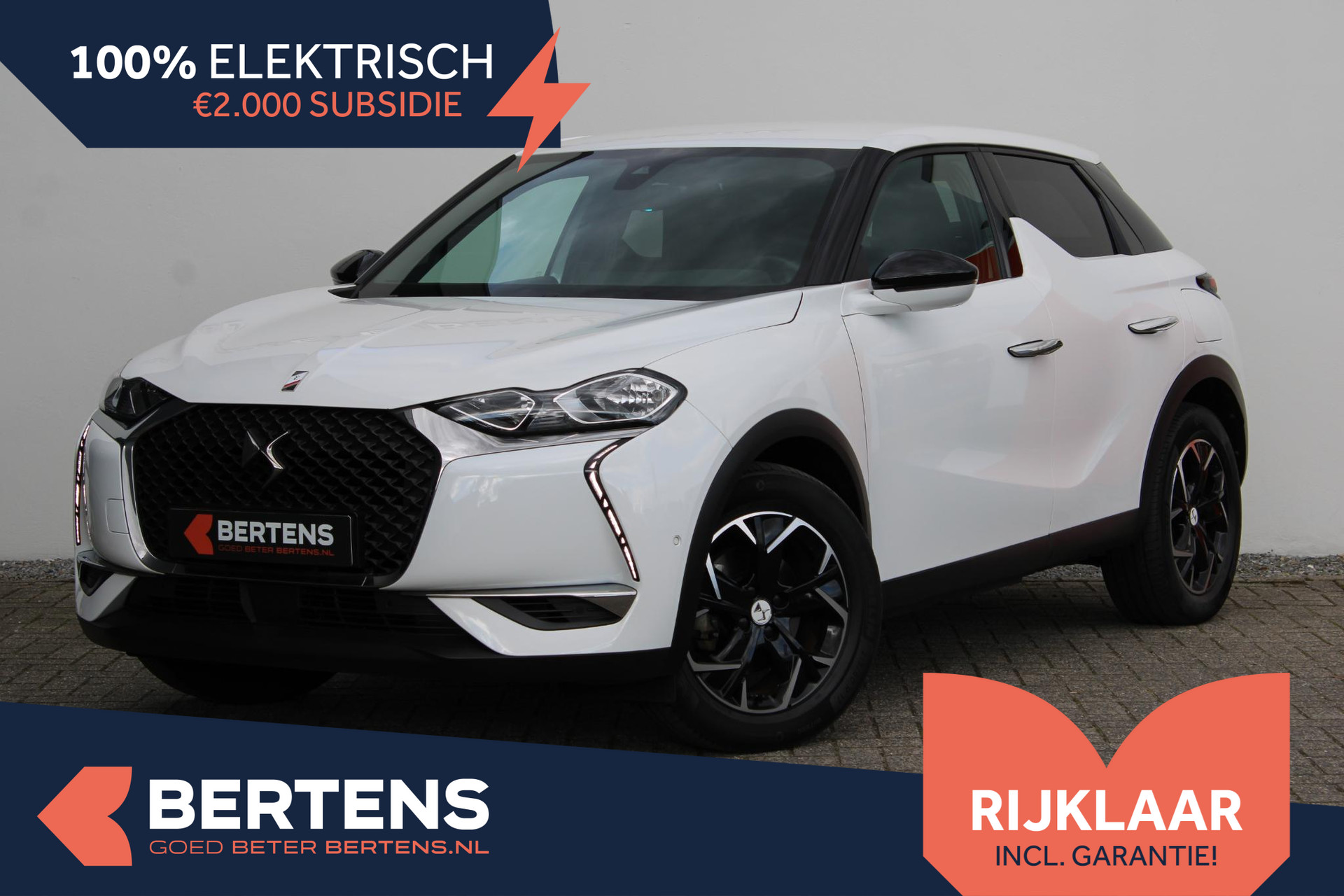 DS 3 Crossback E-Tense So Chic 50 kWh | 3-fase | Navi | Apple Carplay | Prijs is rijklaar