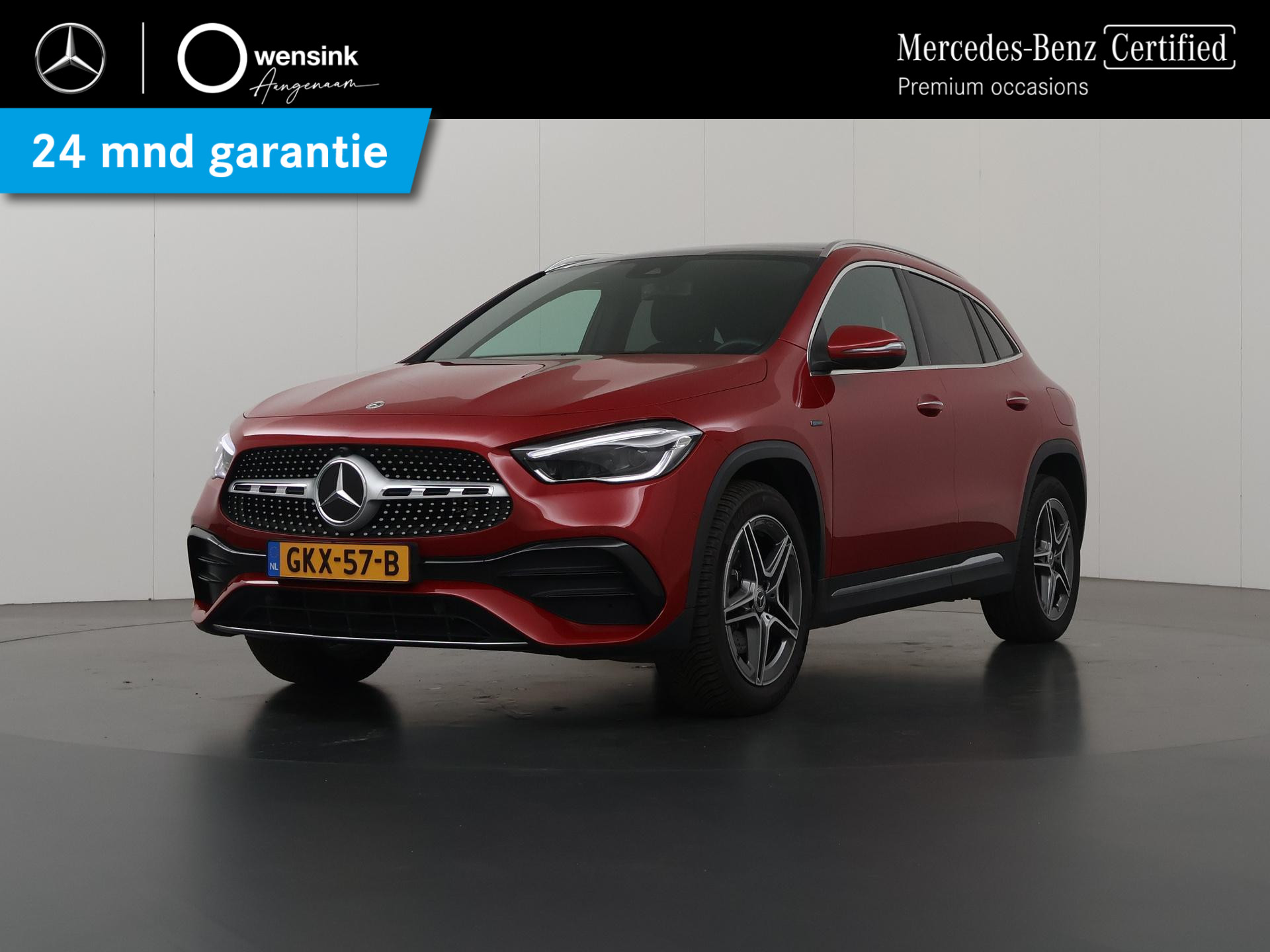 Mercedes-Benz GLA-klasse 250 e Business Solution AMG Limited | Panoramadak | Navigatie | Memory Seat | Sfeerverlichting | Widescreen | Parkeercamera 360° | Cruise Control Adaptief |  Climate Control | Stoelverwarming  | Keyless Go | Multibeam |