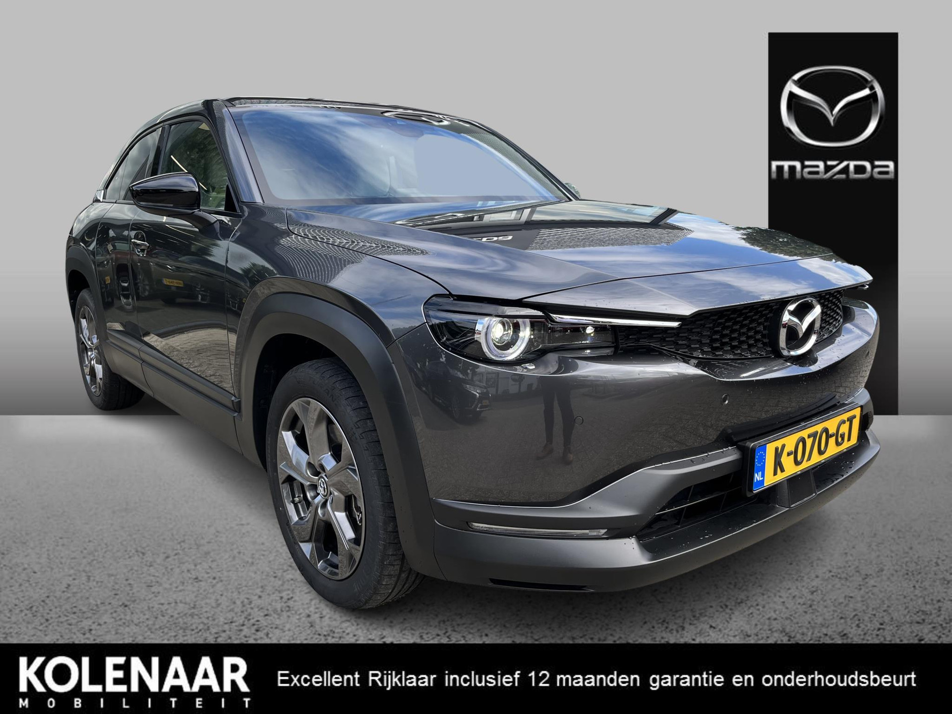 Mazda MX-30 First Edition /Private Lease vanaf € 414/8% bijtelling/Dealeronderhouden/Navi/ECC/Head-up/CarPlay bij viaBOVAG.nl