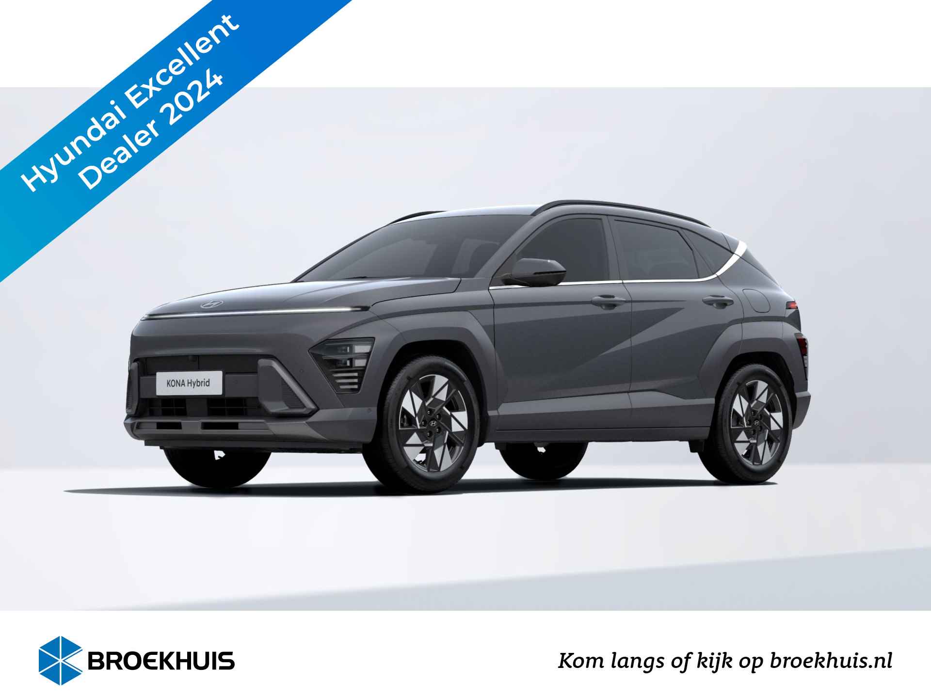 Hyundai KONA 1.6 GDI HEV 140pk Premium | €5084,- Voorraad Voordeel - 1/6