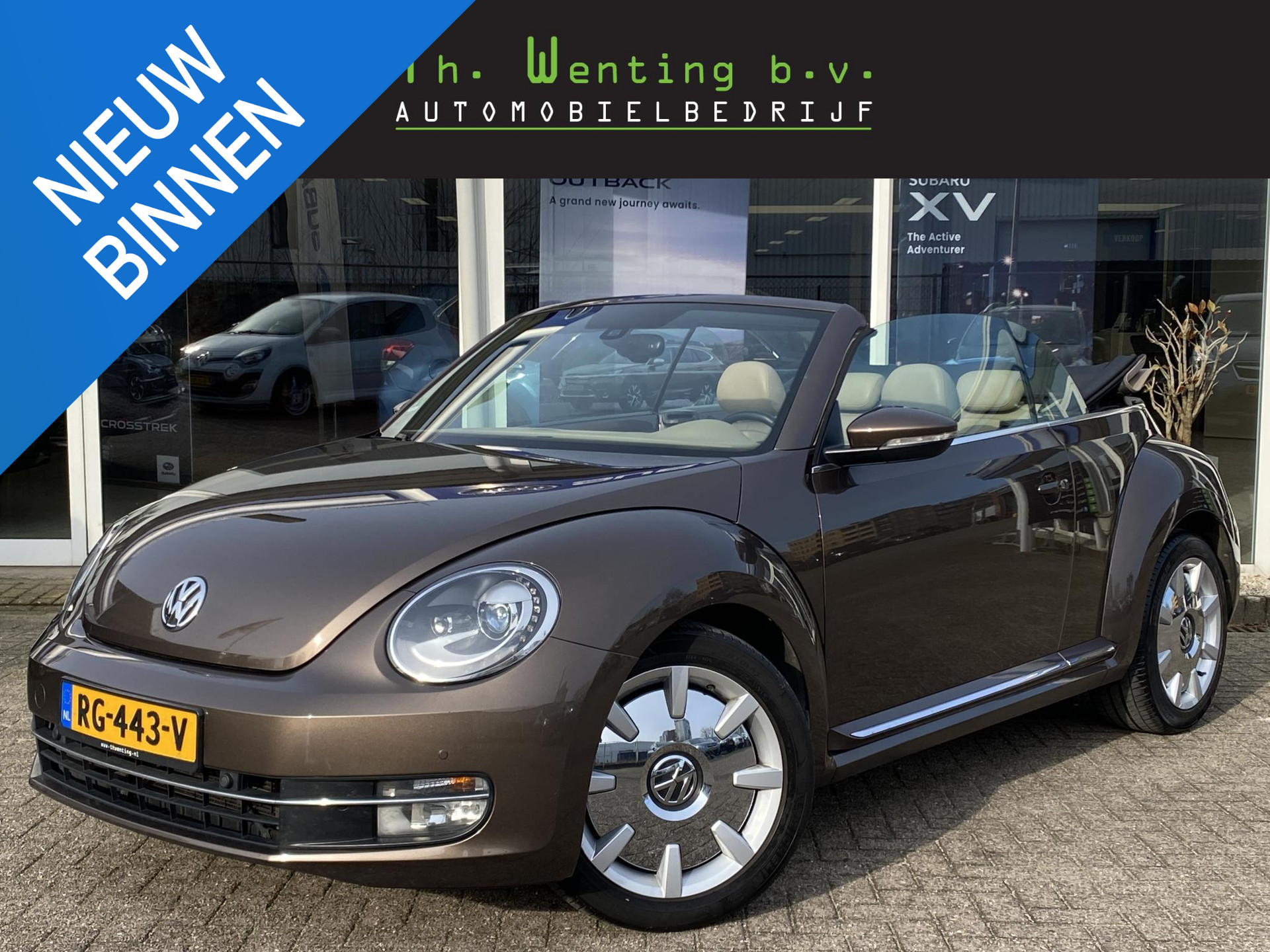 Volkswagen Beetle Cabriolet 1.4 TSI Sport | Cruise Control | Stoelverwarming | Navigatie | Lederen bekleding | Bi-Xenon Verlichting | DSG-Automaat |