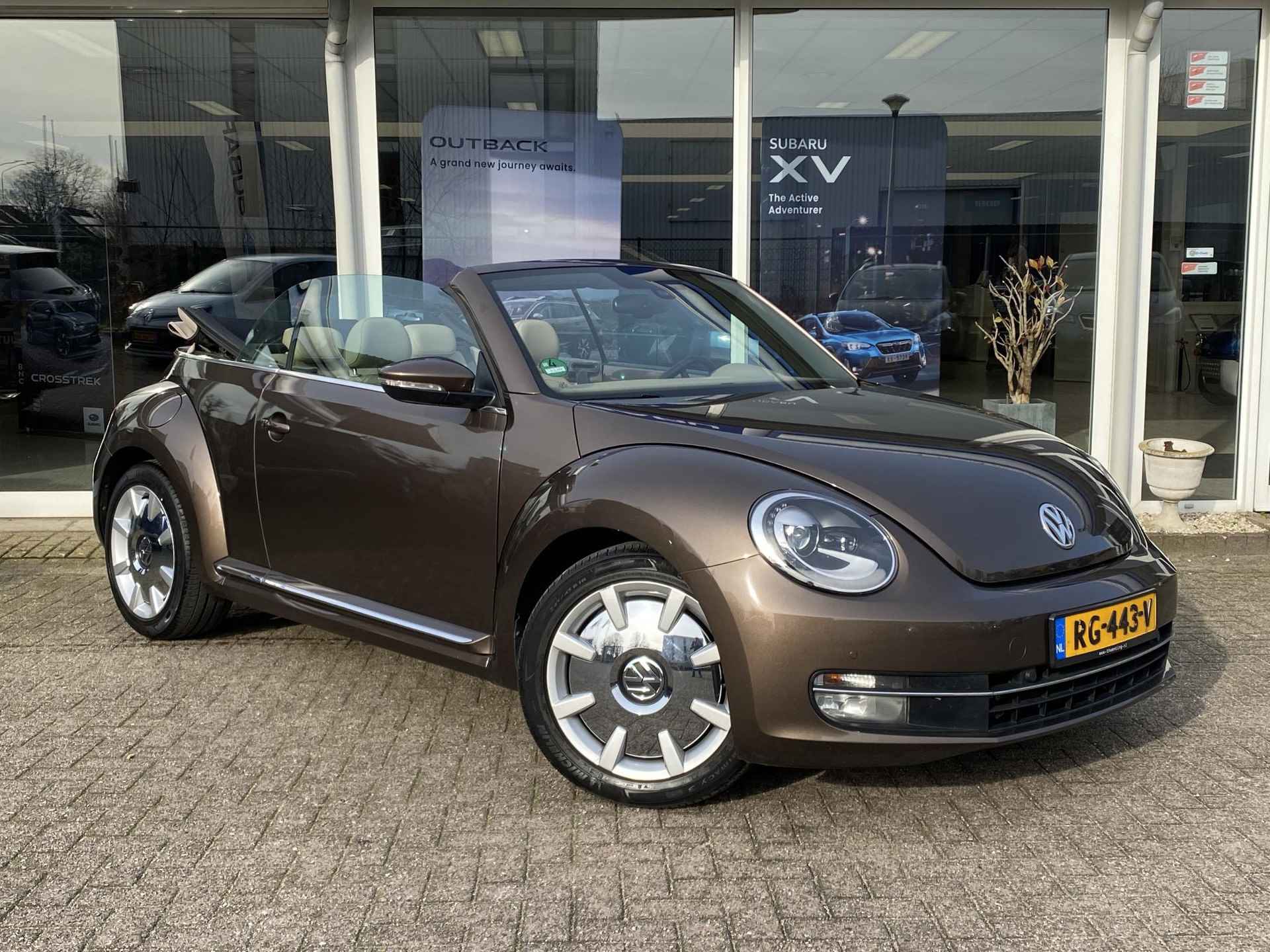 Volkswagen Beetle Cabriolet 1.4 TSI Sport | Cruise Control | Stoelverwarming | Navigatie | Lederen bekleding | Bi-Xenon Verlichting | DSG-Automaat | - 42/43