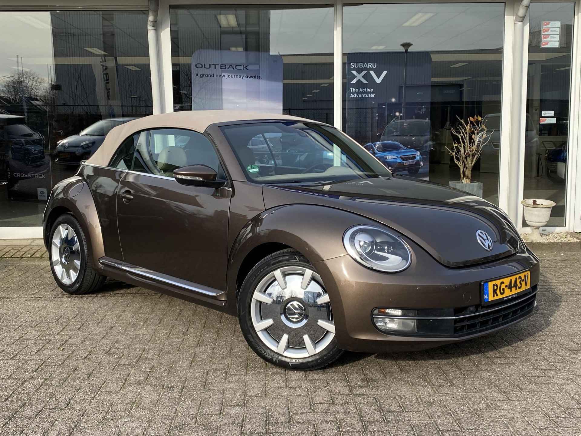 Volkswagen Beetle Cabriolet 1.4 TSI Sport | Cruise Control | Stoelverwarming | Navigatie | Lederen bekleding | Bi-Xenon Verlichting | DSG-Automaat | - 43/43