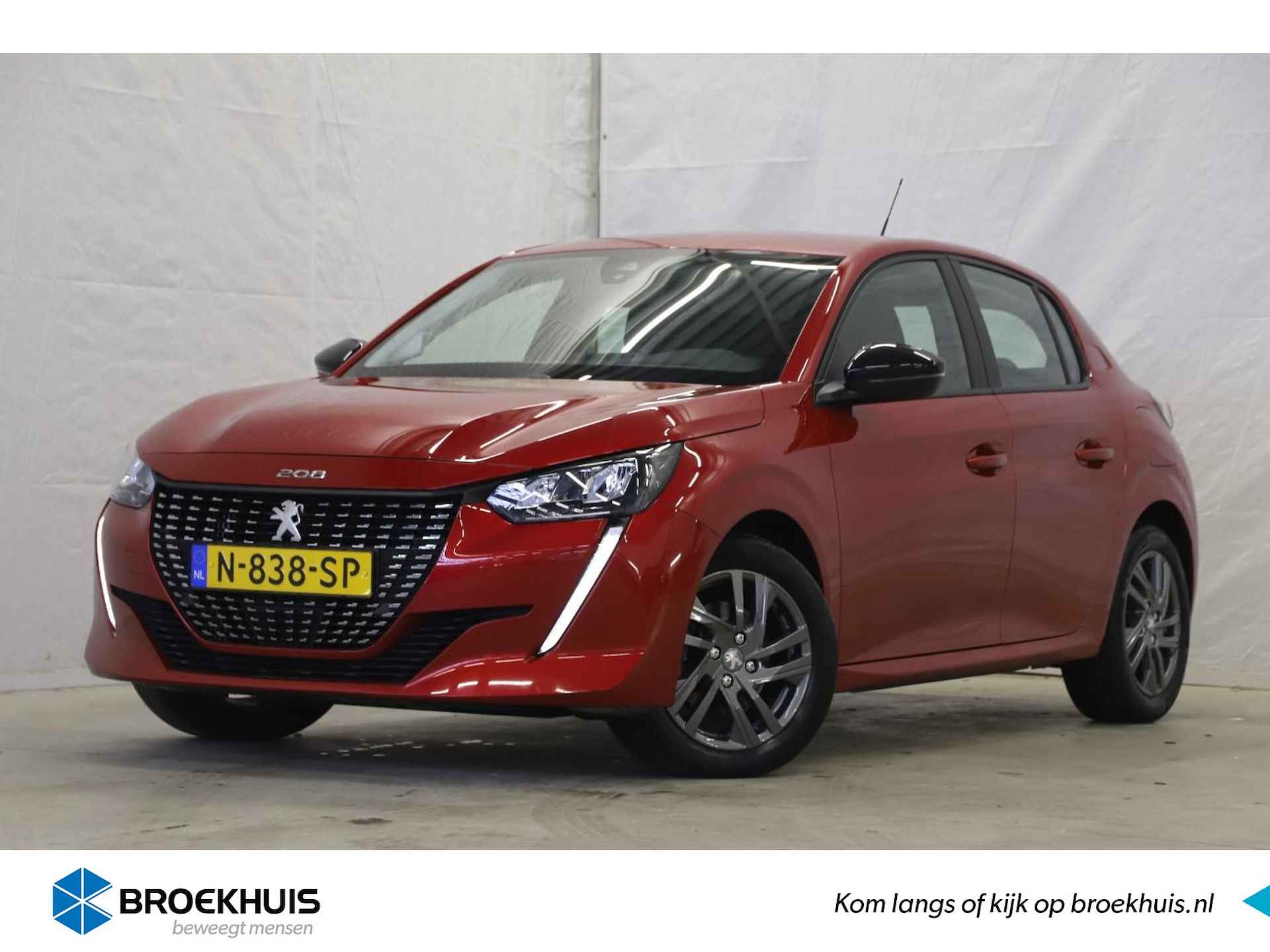 Peugeot 208 1.2 100PK! Active Pack | Navigatie | Carplay | 16'' Lichtmetaal | Airco | LED | Bluetooth | Touchscreen | 2022! | - 1/2
