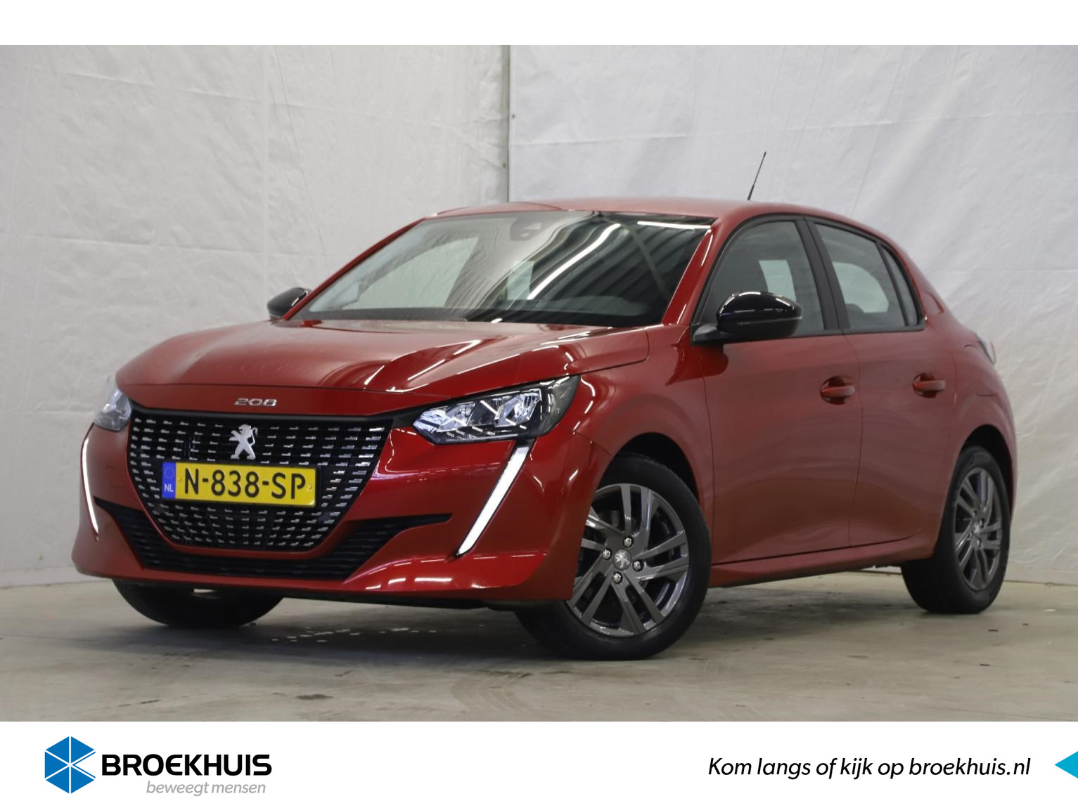 Peugeot 208 1.2 100PK! Active Pack | Navigatie | Carplay | 16'' Lichtmetaal | Airco | LED | Bluetooth | Touchscreen | 2022! | bij viaBOVAG.nl