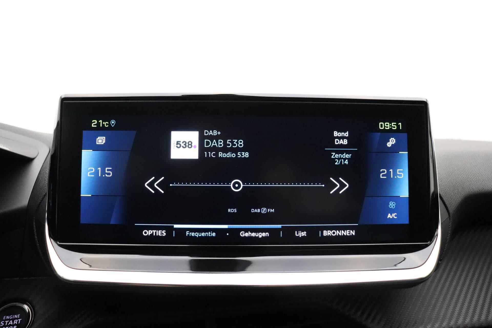 Peugeot e-208 EV Allure Pack 50 kWh 136 PK | Automaat | Elektrisch | Cruise Control | Navigatie | Bluetooth | 3- Fase | 12 % bijtelling - 25/35