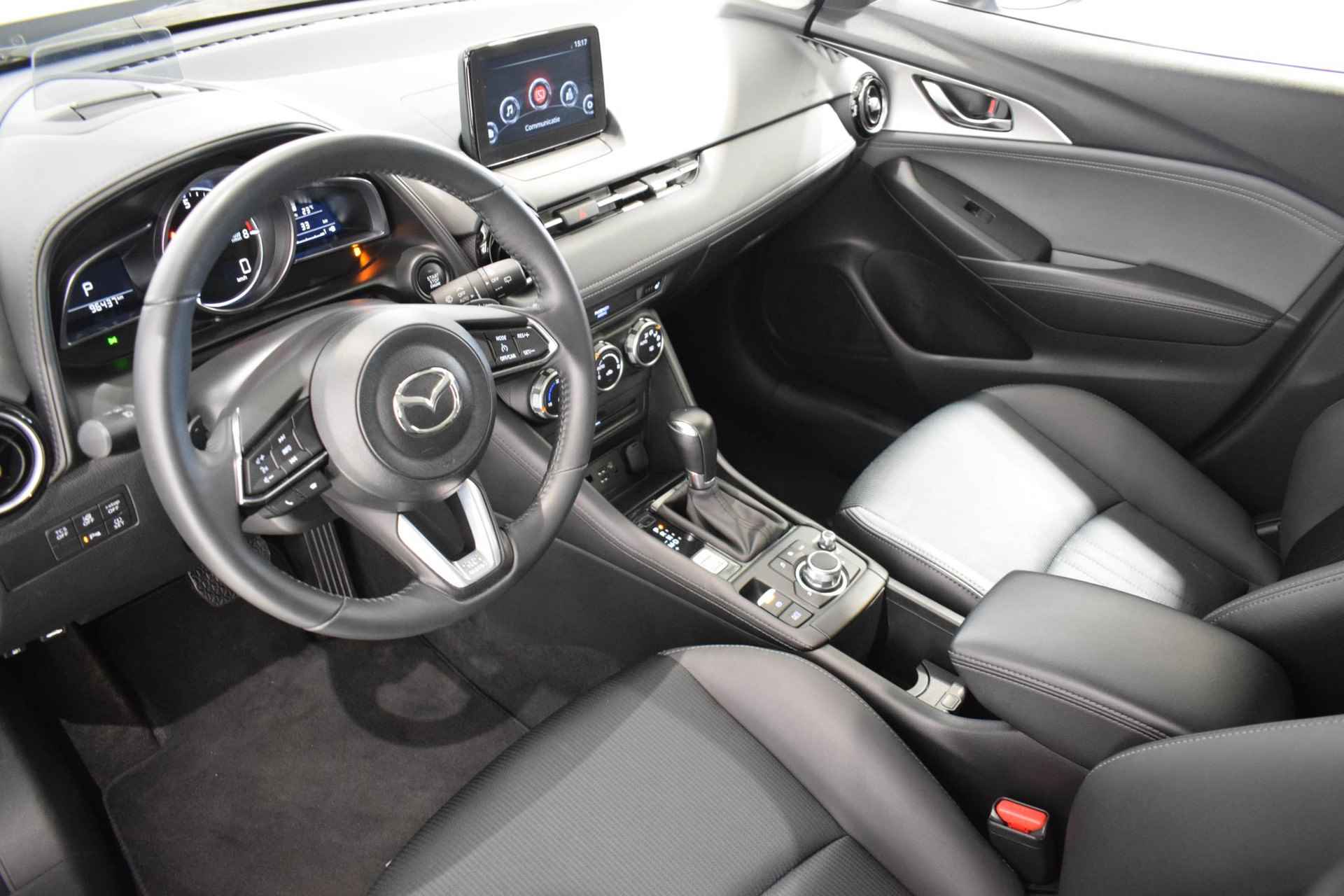 Mazda CX-3 2.0 SkyActiv-G 121 Luxury | Achteruitrijcamera | Parkeersensoren | Dodehoek detectie | Cruise control | Stoelverwarming | Head-up | Navigatie | Keyless entry | - 18/50