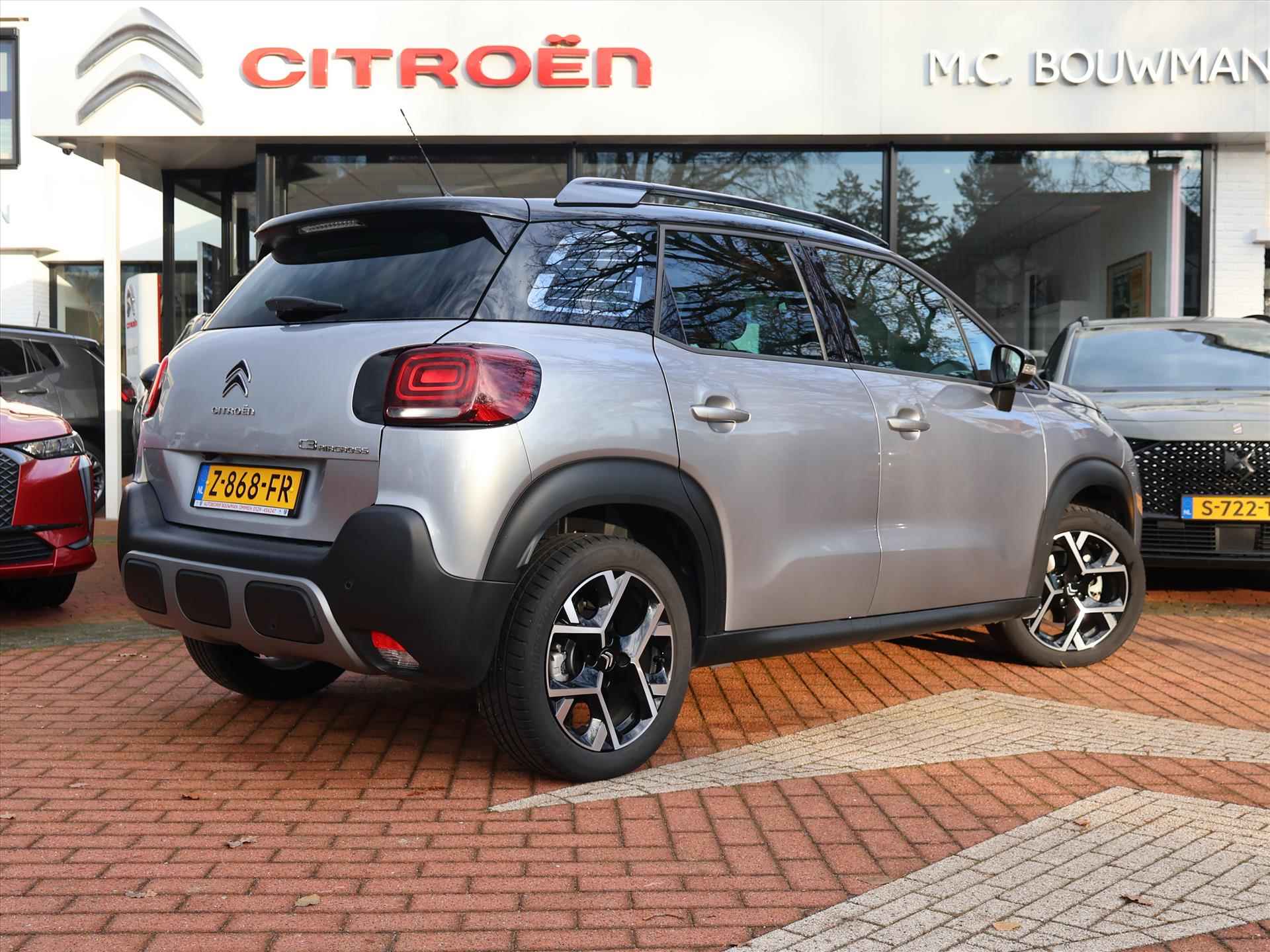 Citroen C3 Aircross PureTech 130PK S&S EAT6 Automaat Max, Rijklaarprijs | Camera | Navigatie | Stoelverwarming - 4/62