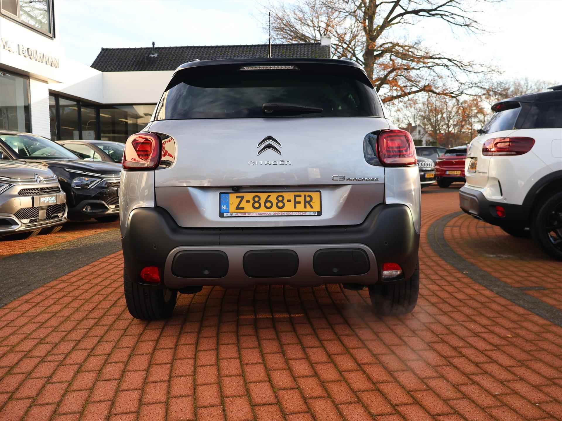 Citroen C3 Aircross PureTech 130PK S&S EAT6 Automaat Max, Rijklaarprijs | Camera | Navigatie | Stoelverwarming - 51/62