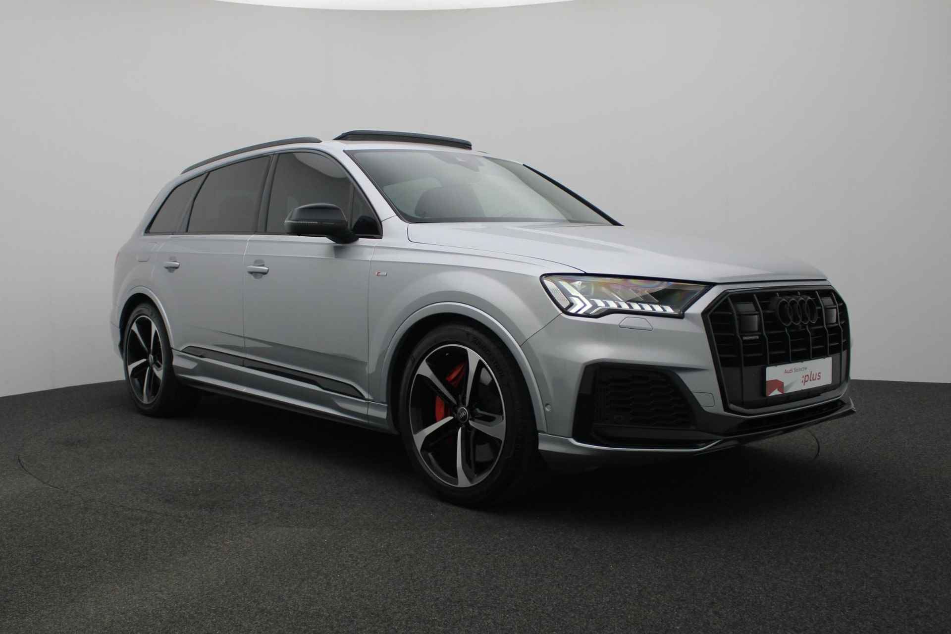 Audi Q7 55 TFSI e 381PK tiptronic quattro Pro Line S / S-Line | Pano | Matrix LED | 360 Camera | Leder/alcantara | Geheugenstoel | Stoelverwarming | Navi | ACC | Keyless - 43/51