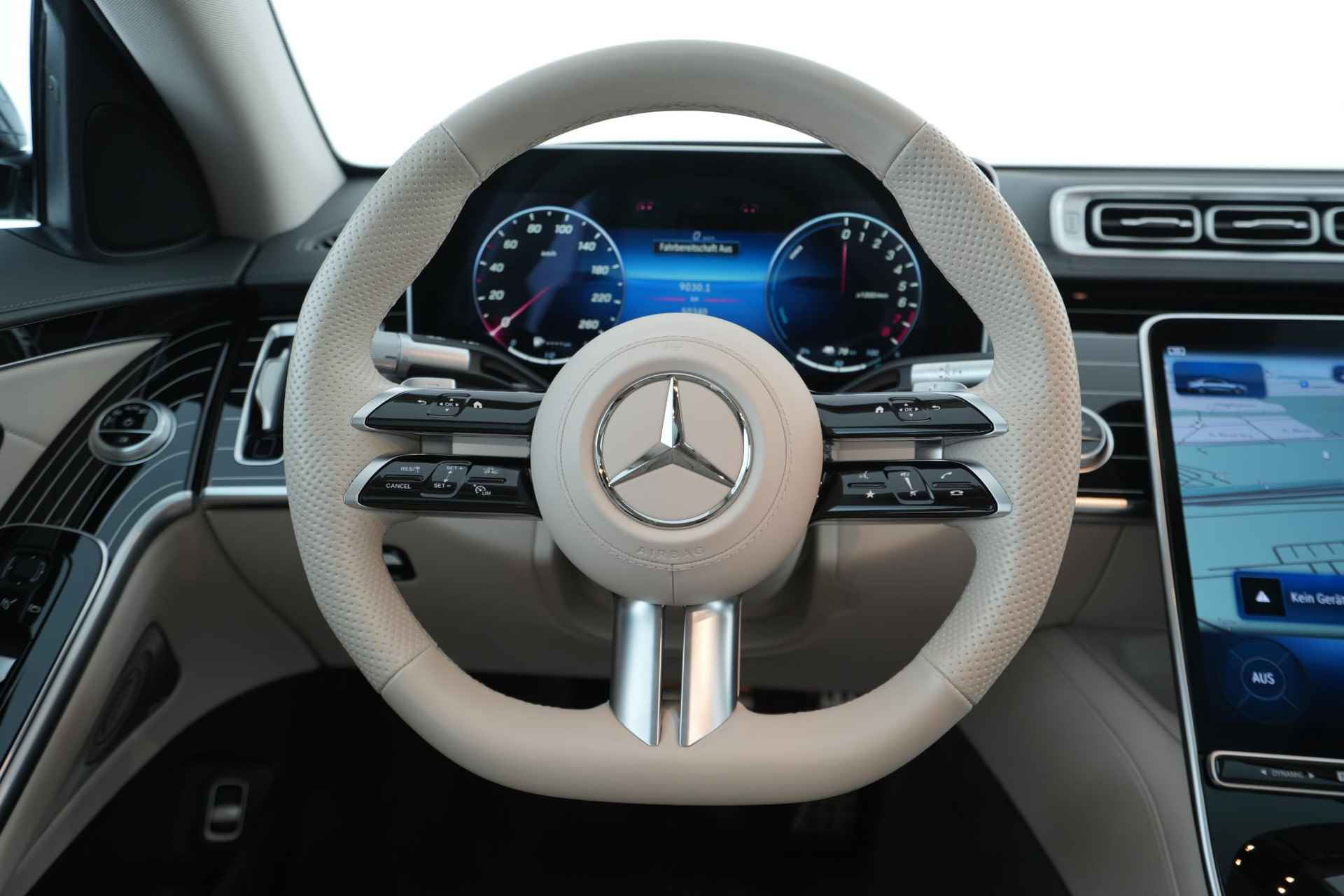 Mercedes-Benz S-klasse 450 e Lang AMG Line / Premium/ Panoramadak/ 20 inch/ Rear Plus Pack/ Achterasbesturing/ Burmester 3D/ Stoelverwarming- & Ventilatie - 11/16