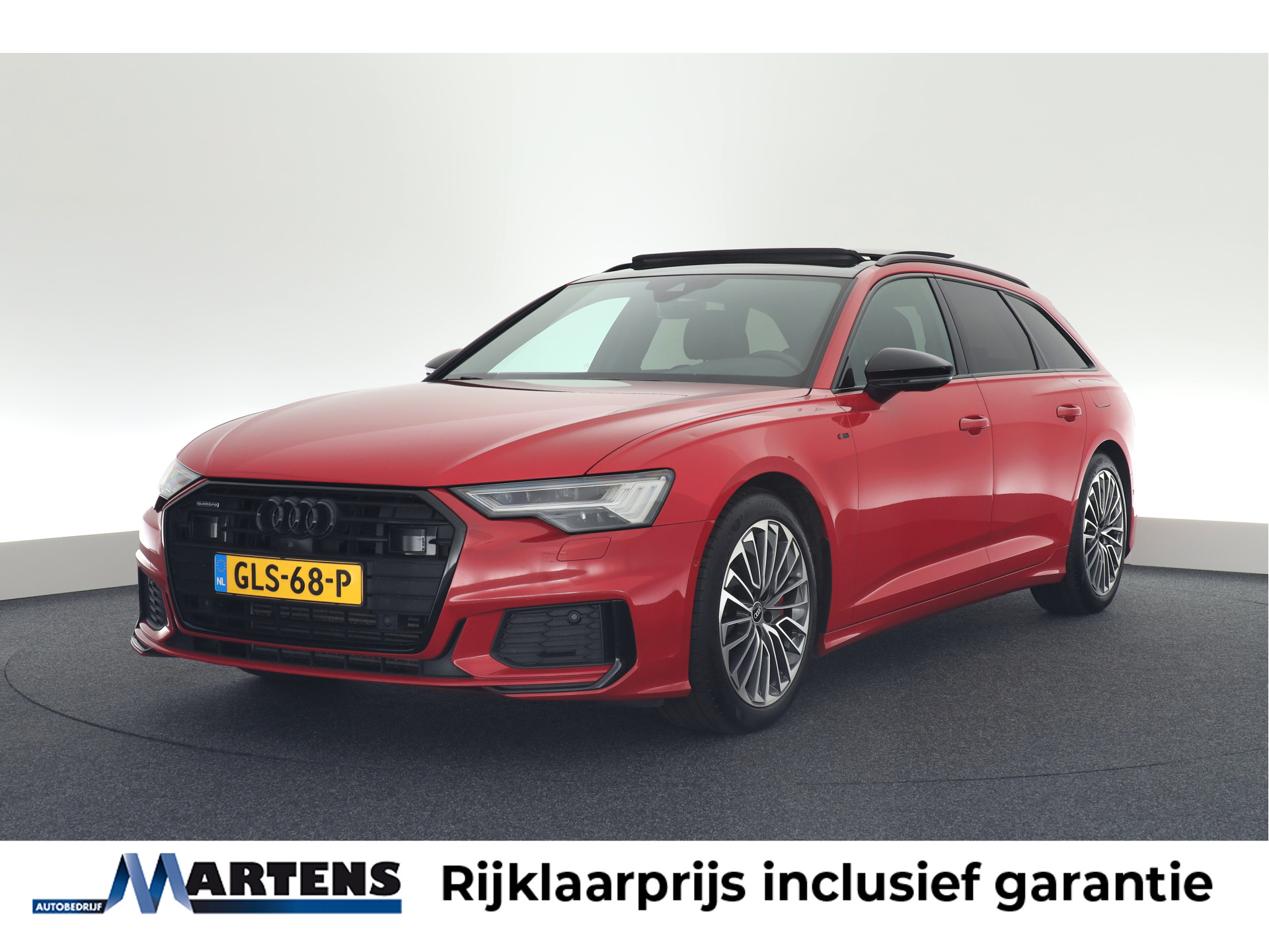 Audi A6 Avant 55 TFSI e 368pk quattro 2x S-Line Black Edition Trekhaak 360Camera Matrix Led B&O Stoelverwarming Navigatie