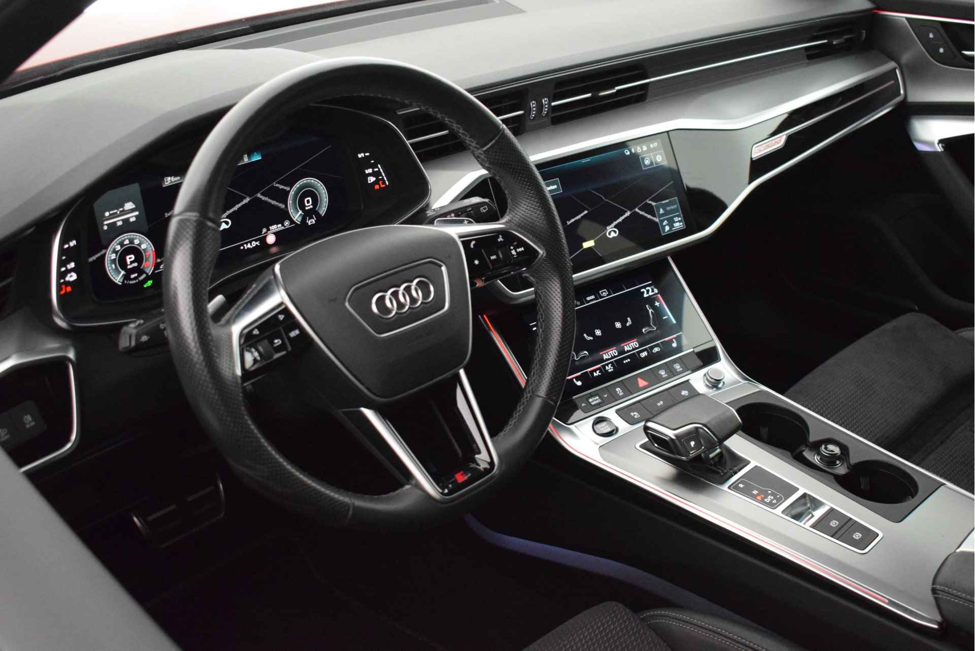 Audi A6 Avant 55 TFSI e 368pk quattro 2x S-Line Black Edition Trekhaak 360Camera Matrix Led B&O Stoelverwarming Navigatie - 9/64