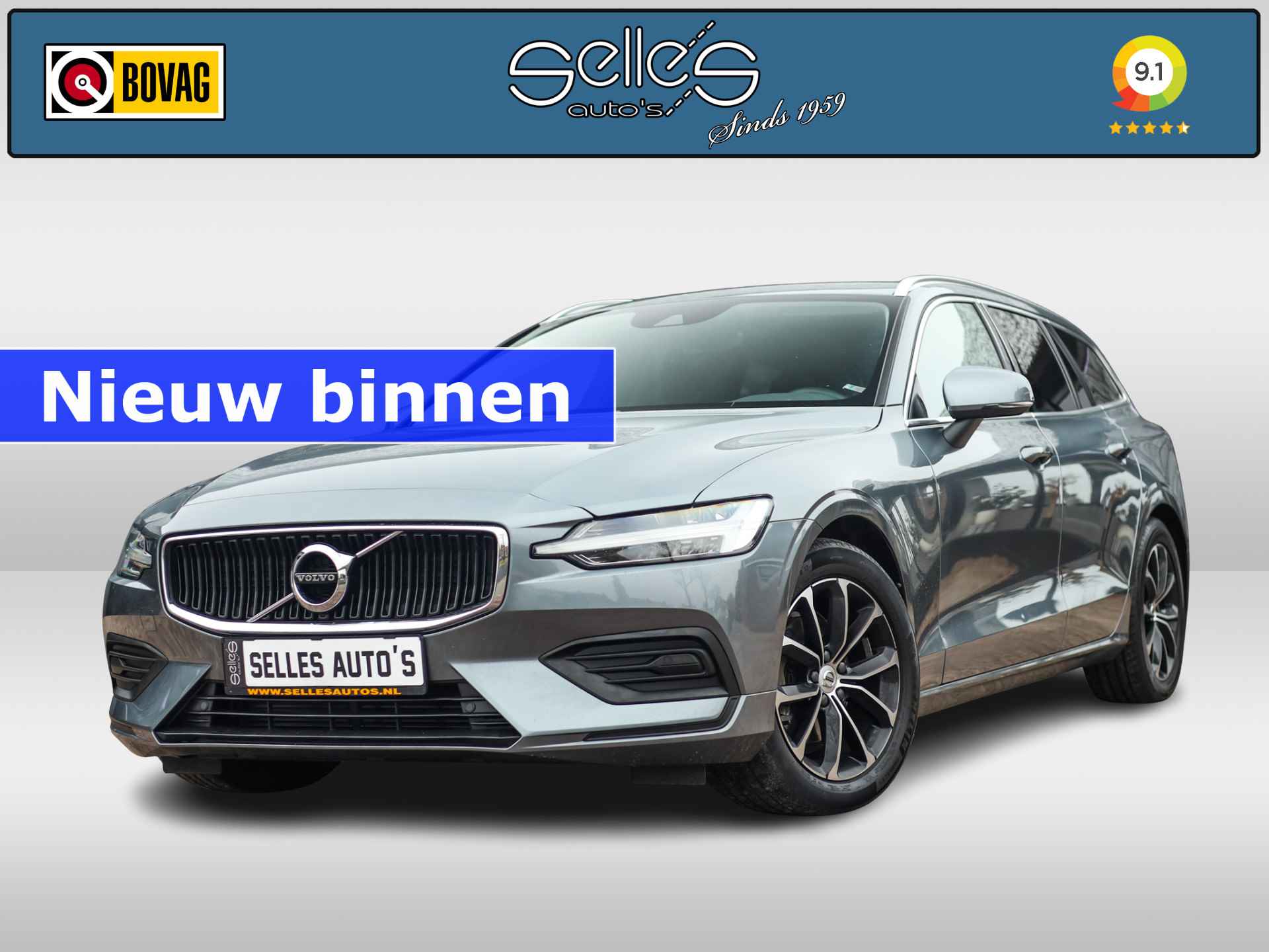 Volvo V60 2.0 D3 Momentum Automaat | Applecarplay | Navigatie | Elektrische kofferklep