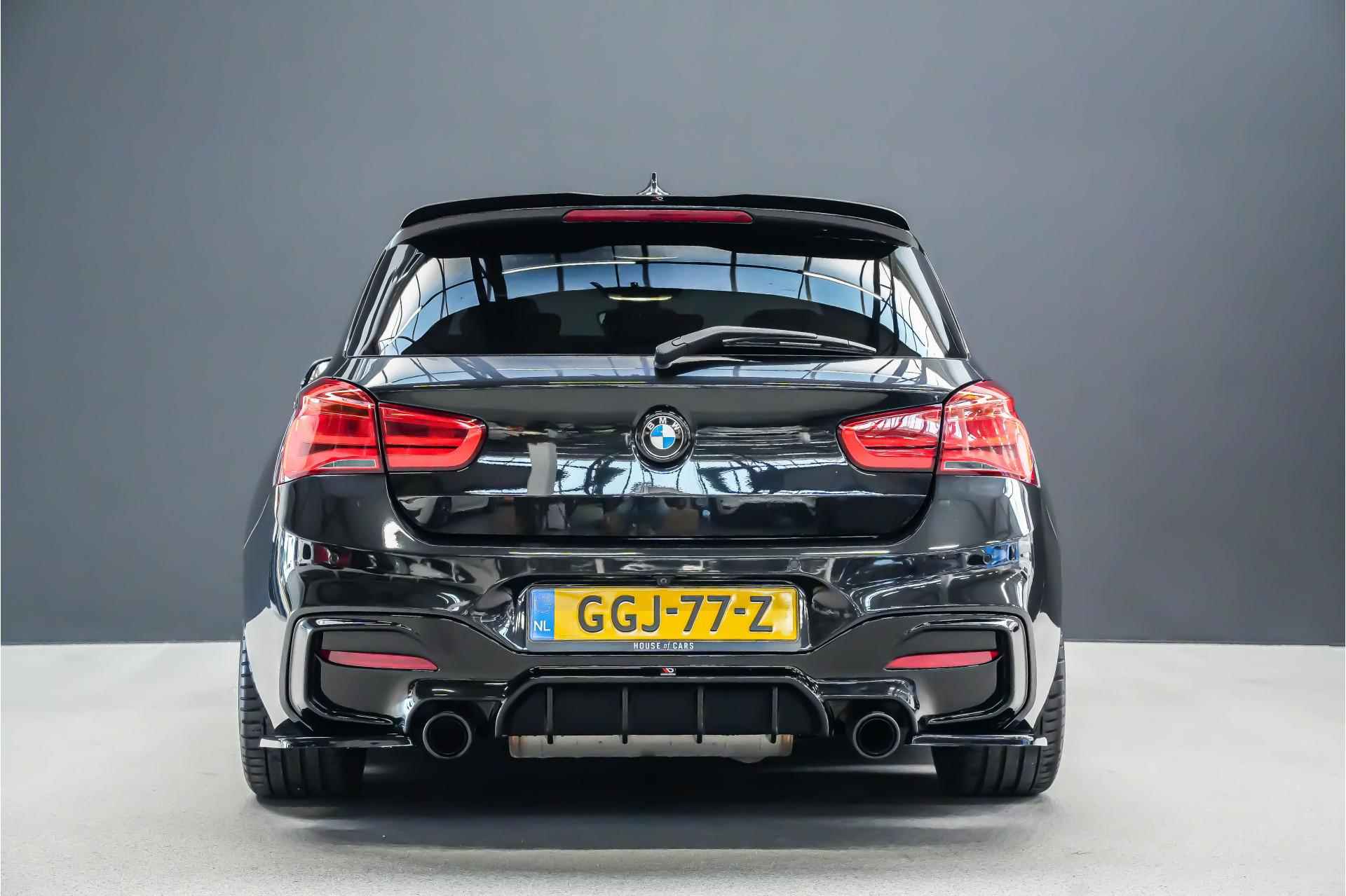 BMW 1-serie M140i 437pk xDrive High Executive |Akrapovic|KW schroefset|stage 2 tuning|schuif/kanteldak|memory|Harman Kardon|camera|rijstrook| - 22/43