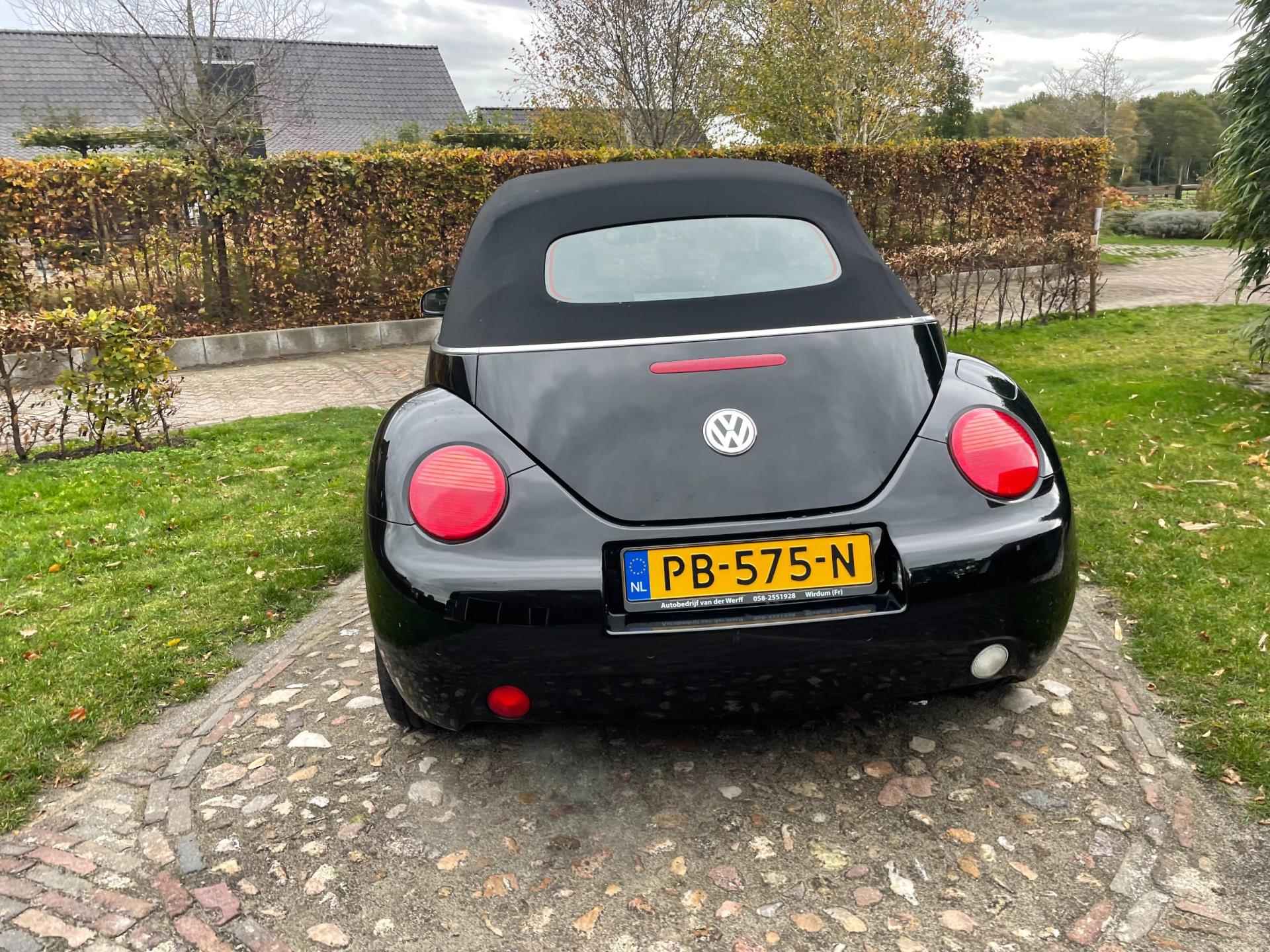 Volkswagen New Beetle Cabriolet 1.6-AIRCO-NIEUWE KAP-PDC-LEER-STOELVERW- - 5/15