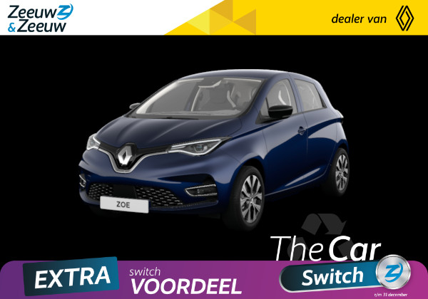 Renault ZOE R135 Evolution 52 kWh 1x Speciaal geselecteerde nieuwe voorraad auto met EXTRA hoge Zeeuw &  Zeeuw korting van maar liefst €6313,- | Maar verkocht = ook echt weg!