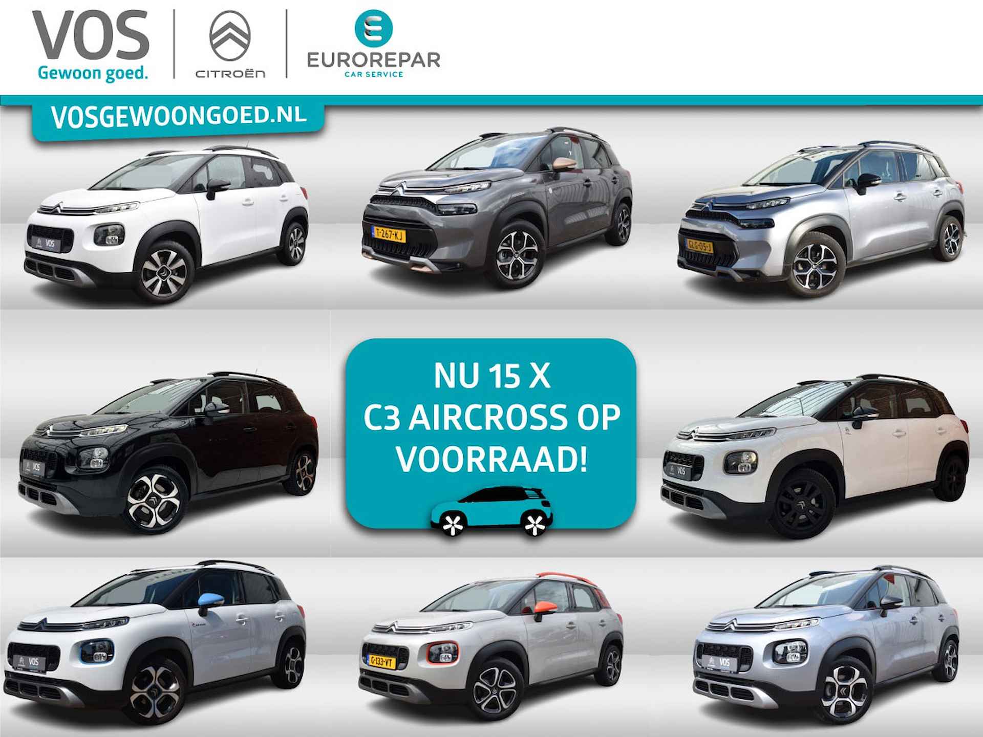 Citroën C3 Aircross PureTech 130 EAT6 S&S Shine Automaat | Navi | Airco | -- - 6/22