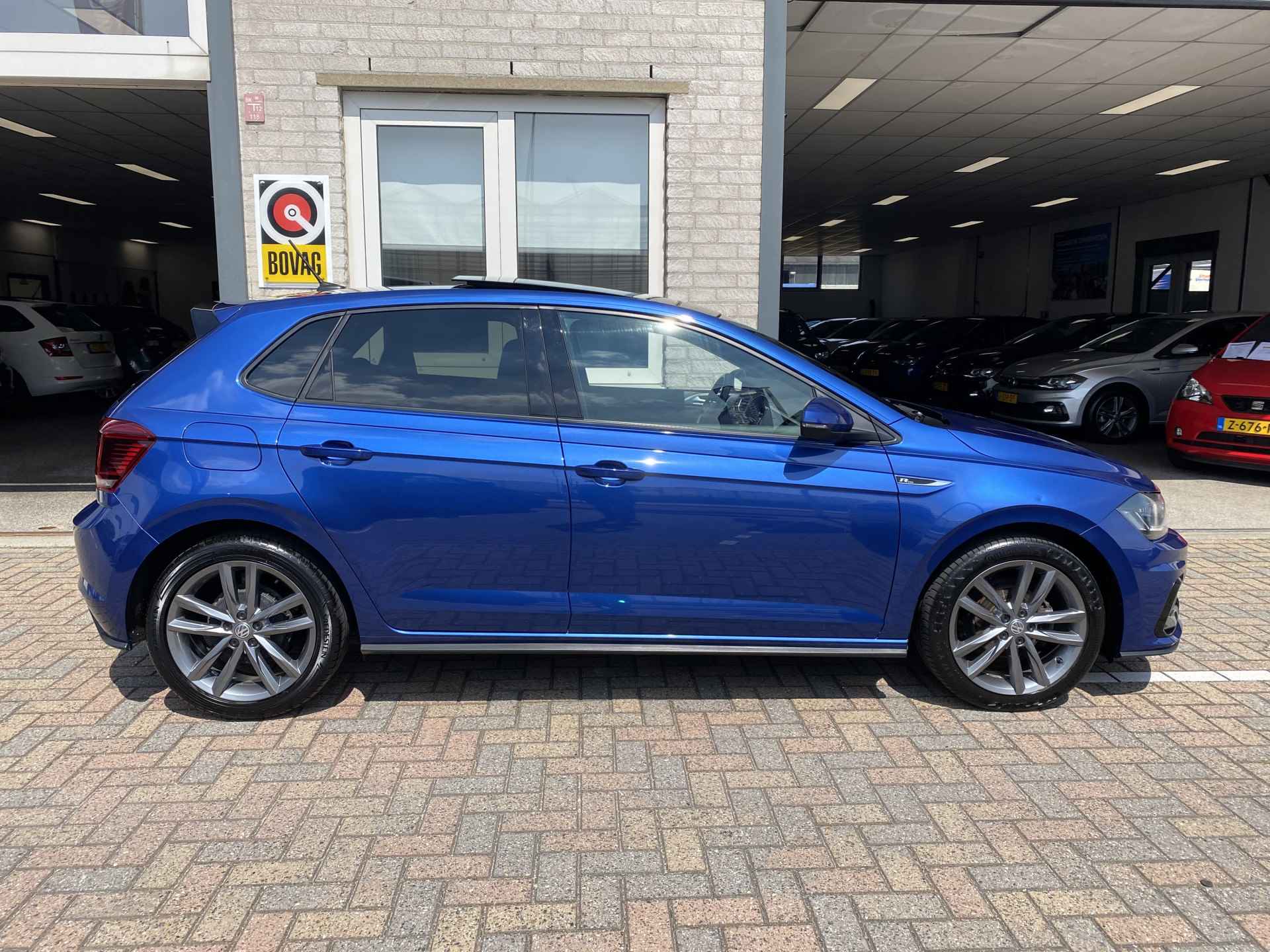 Volkswagen Polo 1.0 TSI R-Line / PANODAK/ CRUISE/ DIGITAL DASH/ NAVI/ DAB/ APP-CONNECT/ PARK. SENSOREN/ CLIMA - 35/40