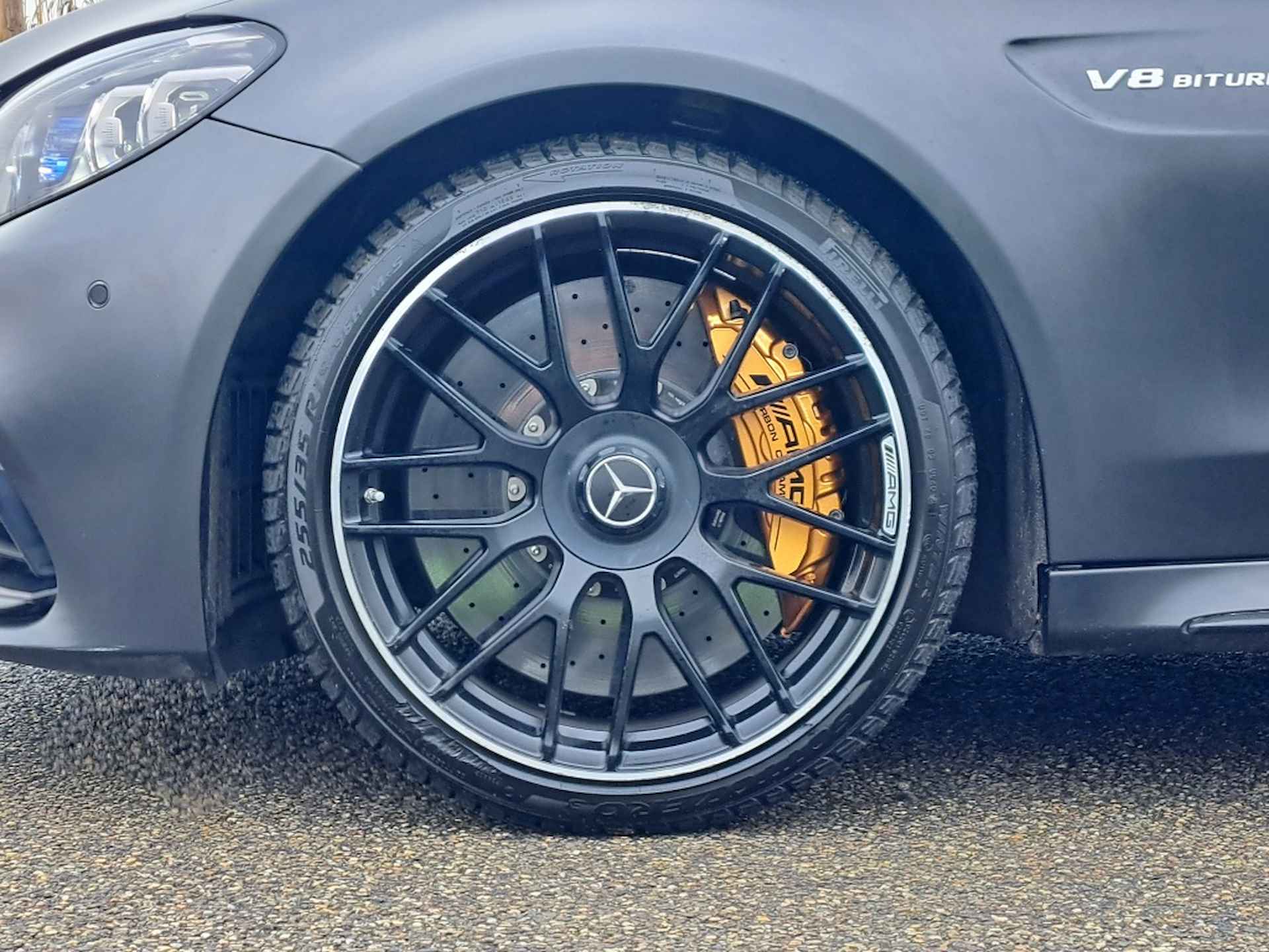 Mercedes-benz C-klasse AMG C63 S | 825 PK | KERAMISCH | PANO | ACC | MAT ZWART - 6/72