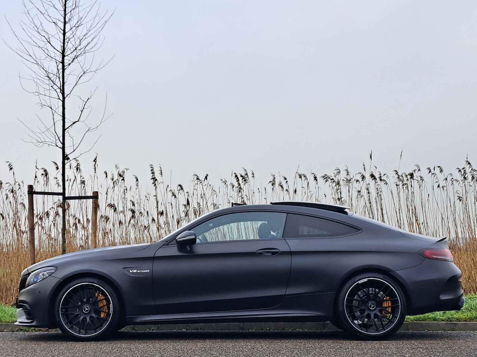 Mercedes-benz C-klasse AMG C63 S | 825 PK | KERAMISCH | PANO | ACC | MAT ZWART - 14/72