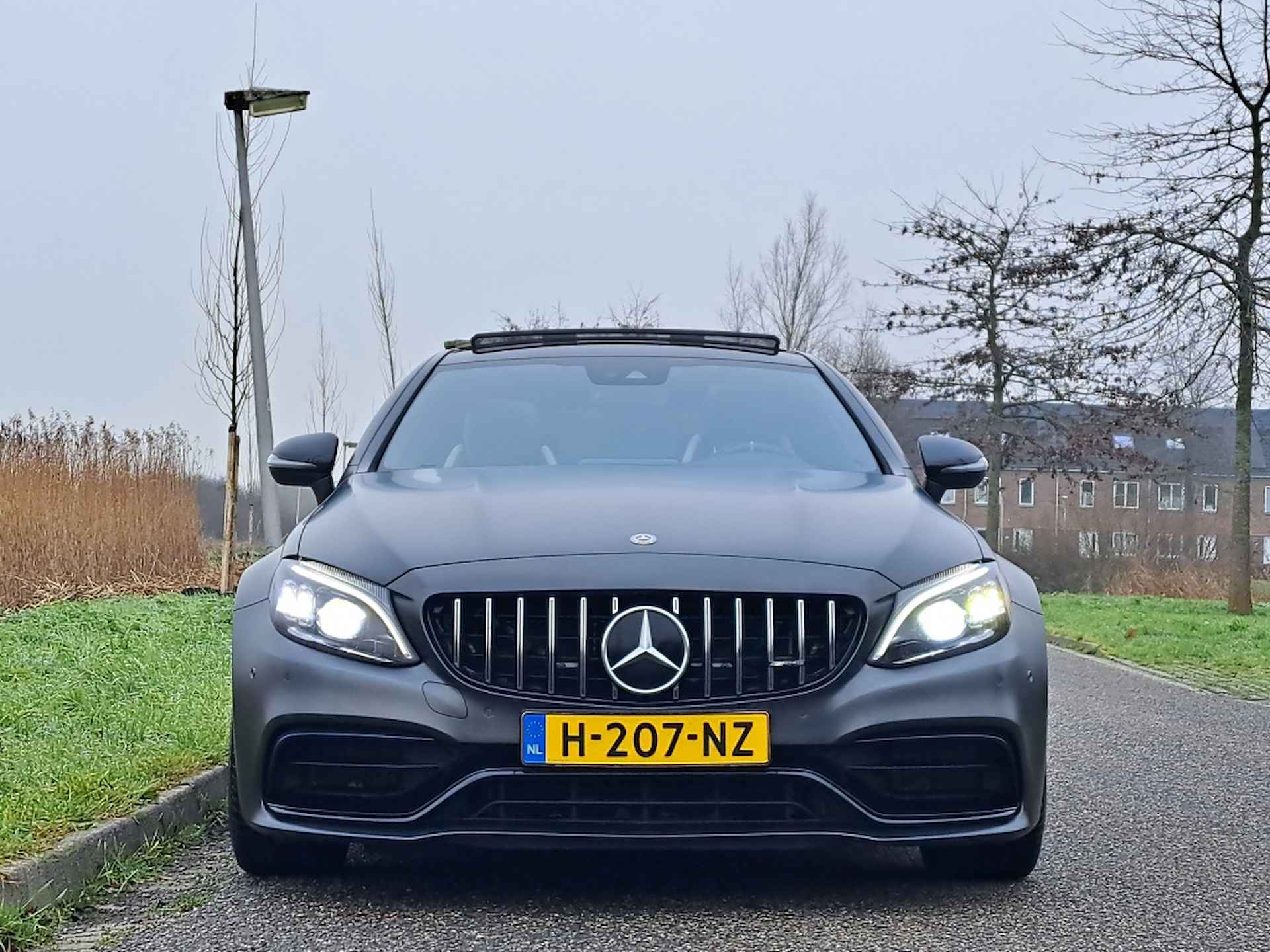 Mercedes-benz C-klasse AMG C63 S | 825 PK | KERAMISCH | PANO | ACC | MAT ZWART - 18/72