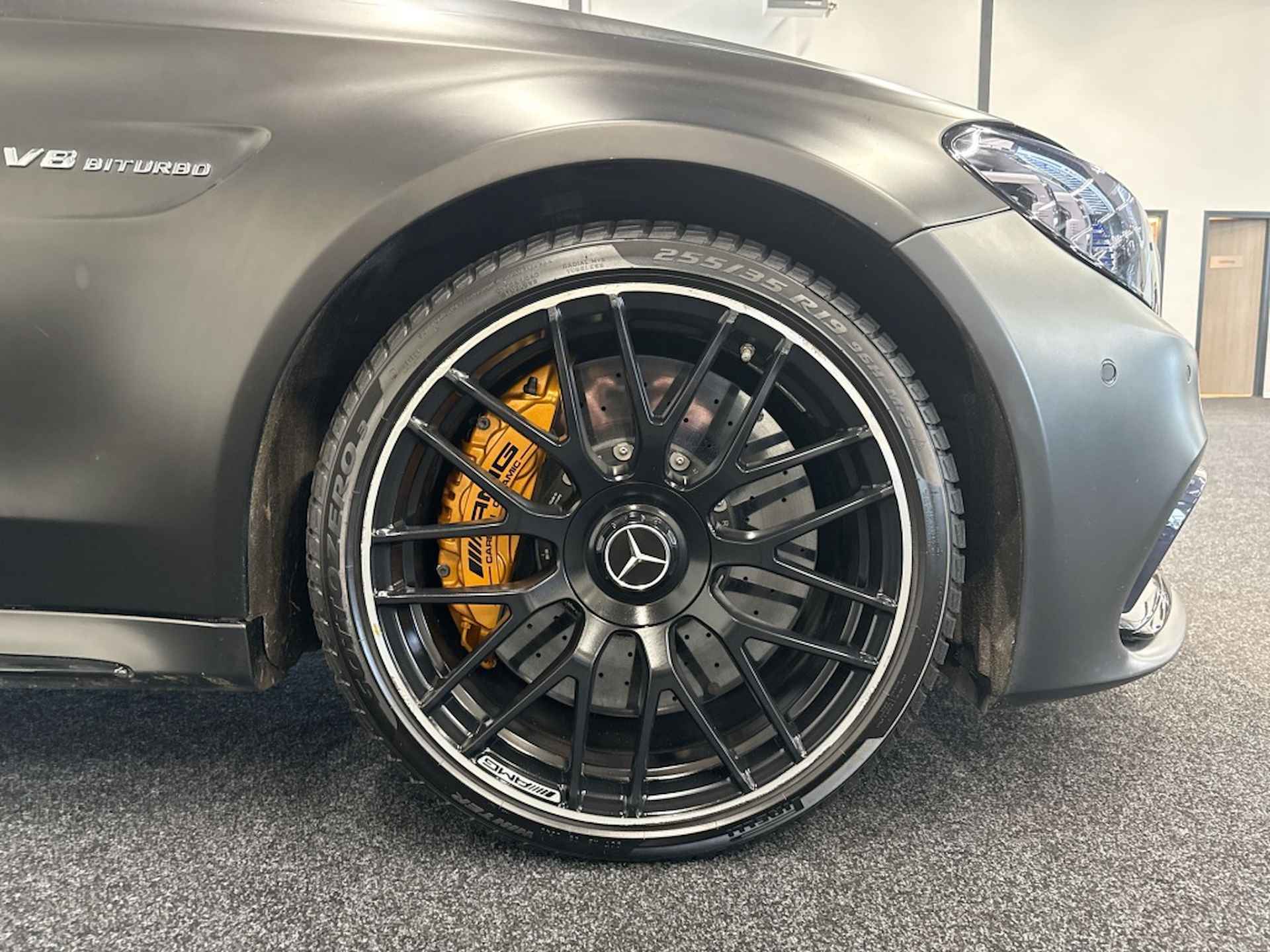 Mercedes-benz C-klasse AMG C63 S | 825 PK | KERAMISCH | PANO | ACC | MAT ZWART - 22/50